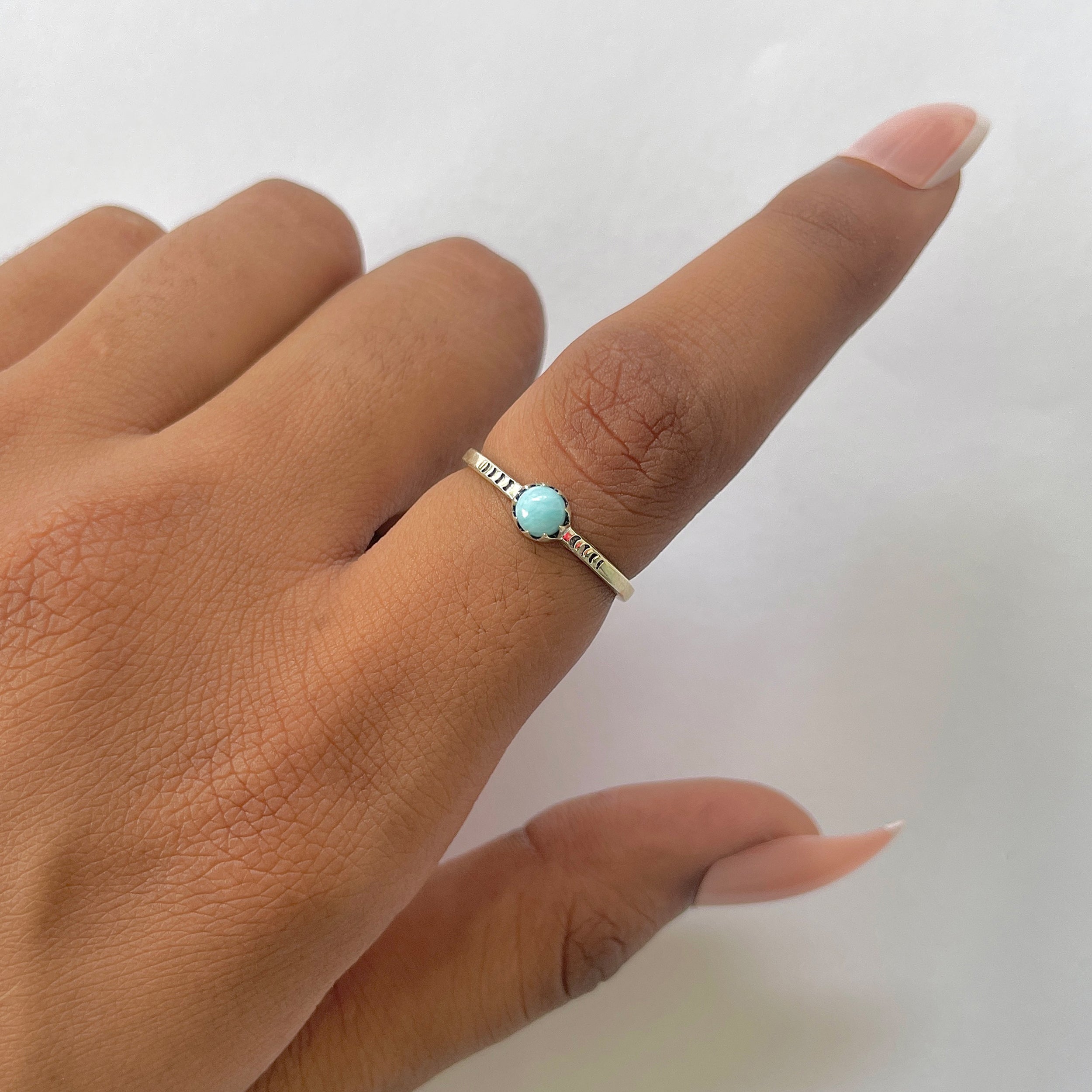 Larimar Ring-(LAR-RDR-1505.)