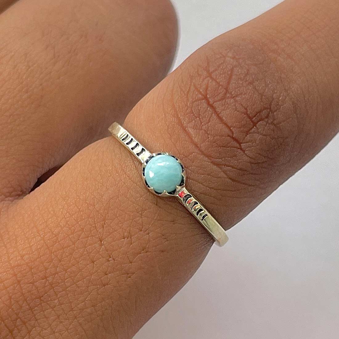 Larimar Ring-(LAR-RDR-1505.)