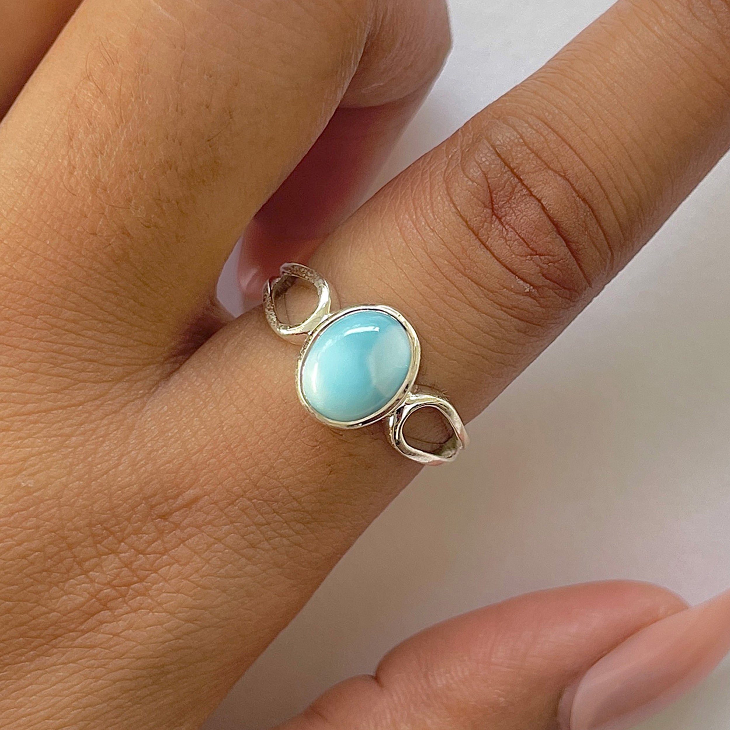 Larimar Ring-(LAR-RDR-1583.)