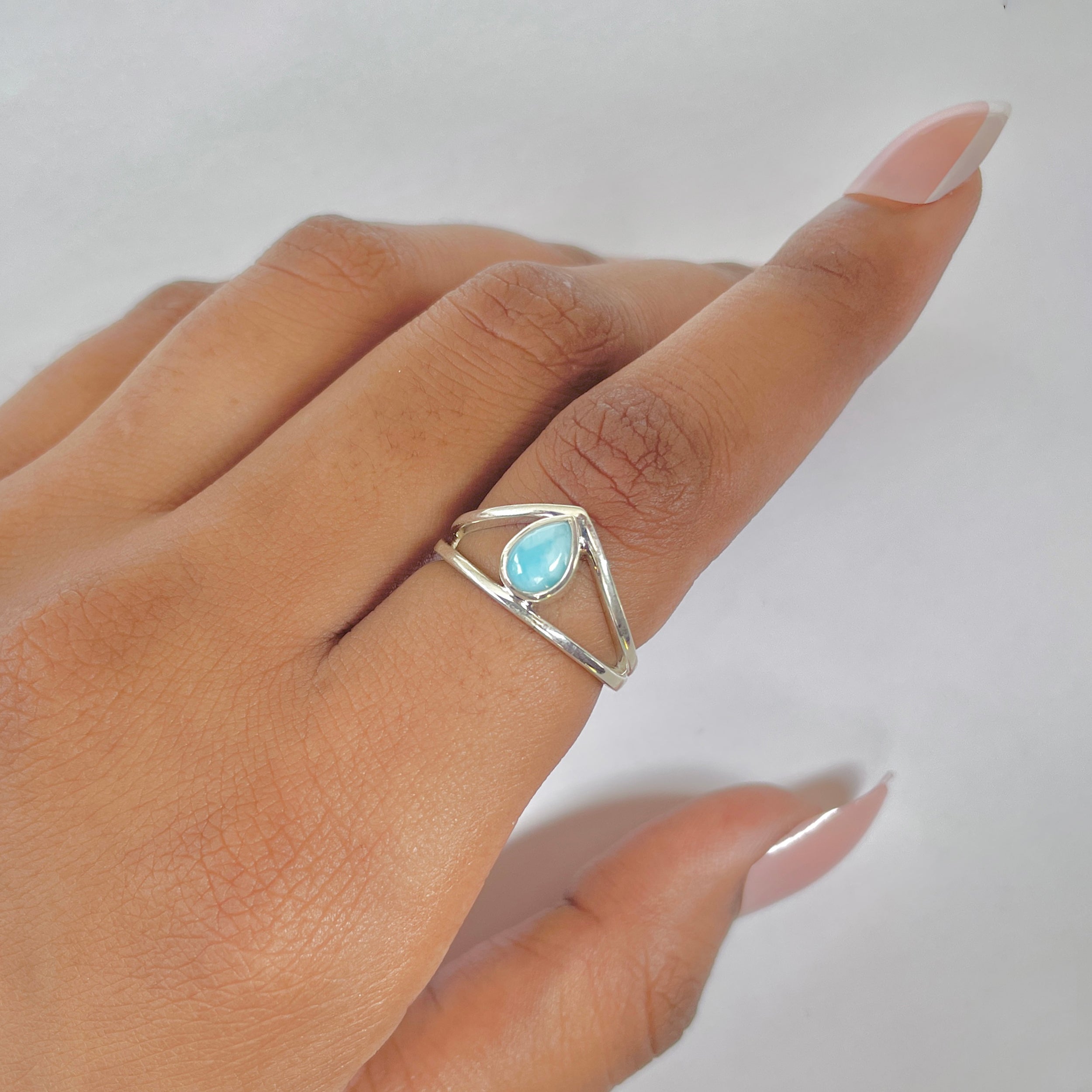 Larimar Ring-(LAR-RDR-1606.)