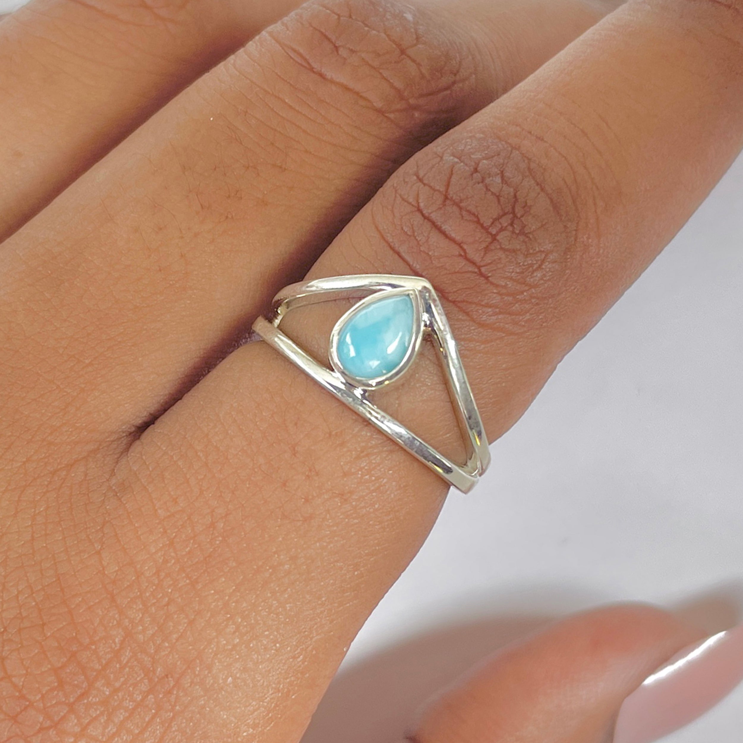Larimar Ring-(LAR-RDR-1606.)