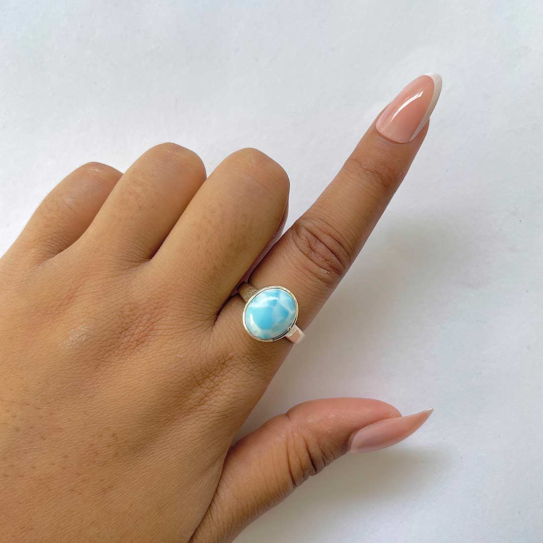 Larimar Ring-(LAR-RDR-1880.)