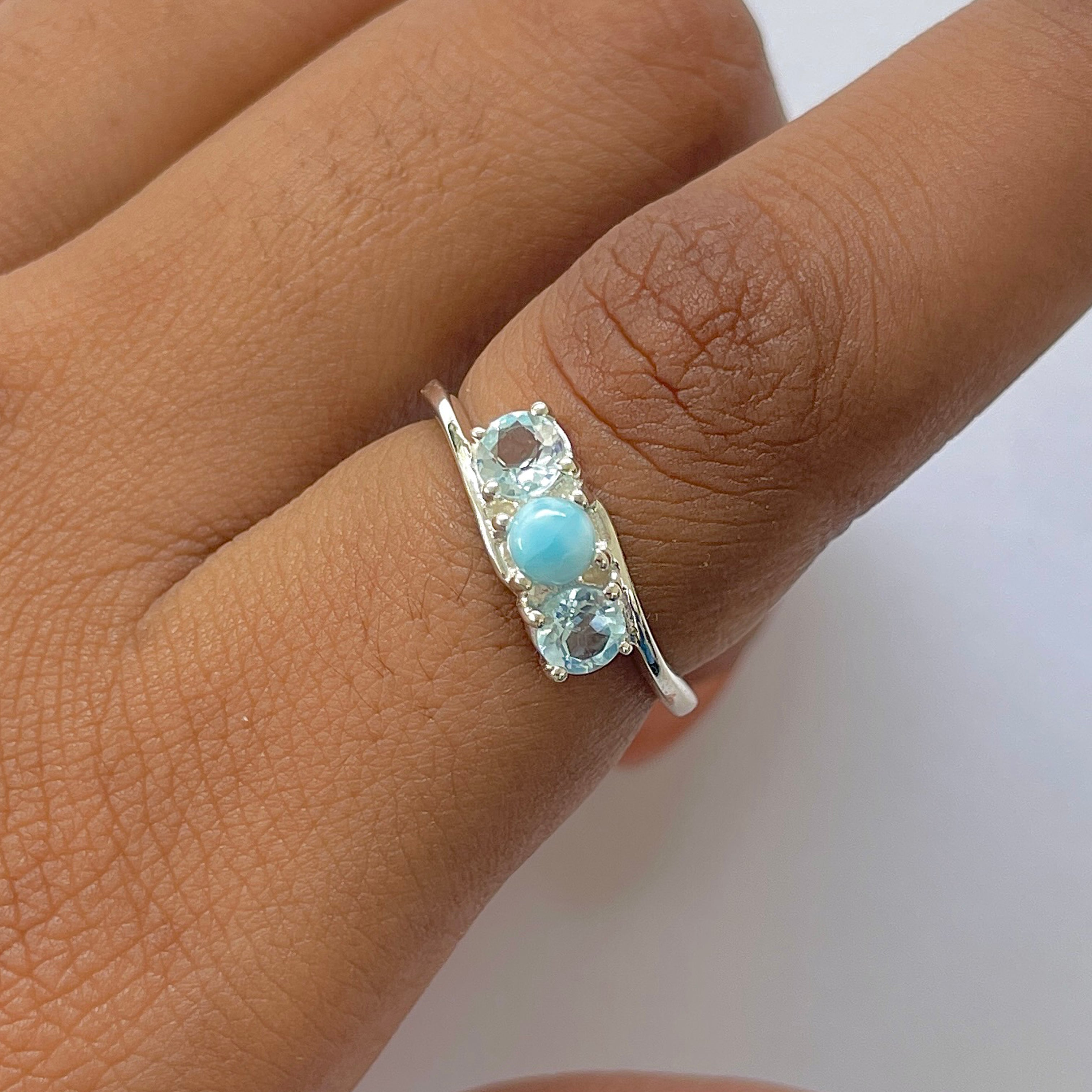 Larimar Ring-(LAR-RDR-213.)