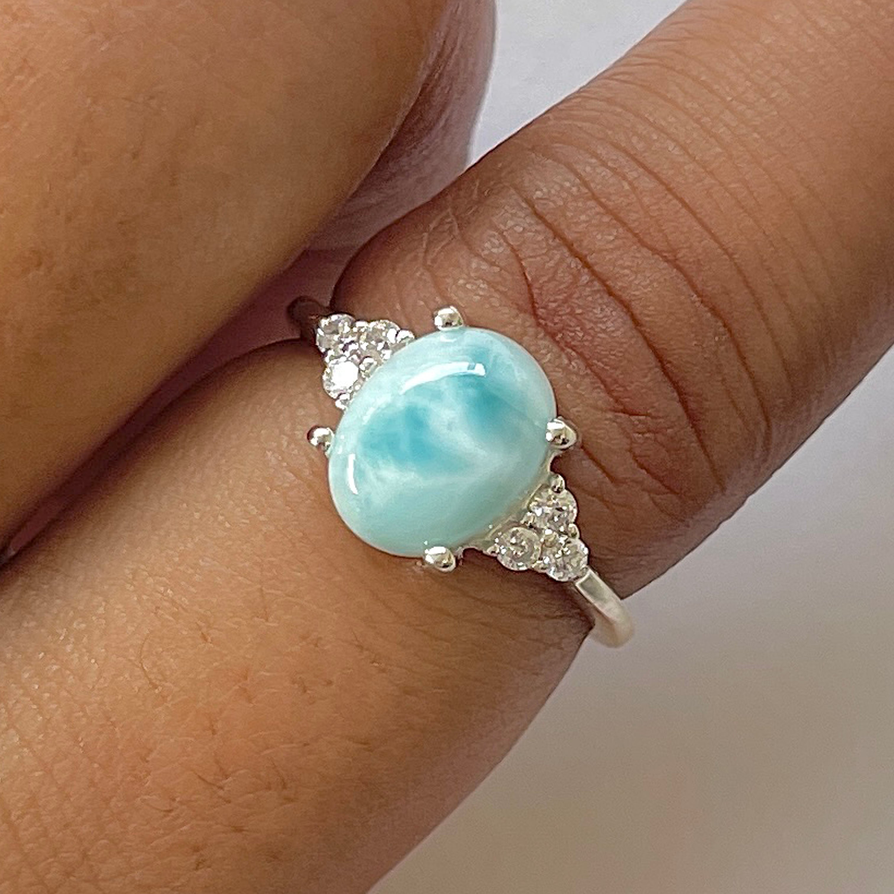 Larimar Ring-(LAR-RDR-224.)