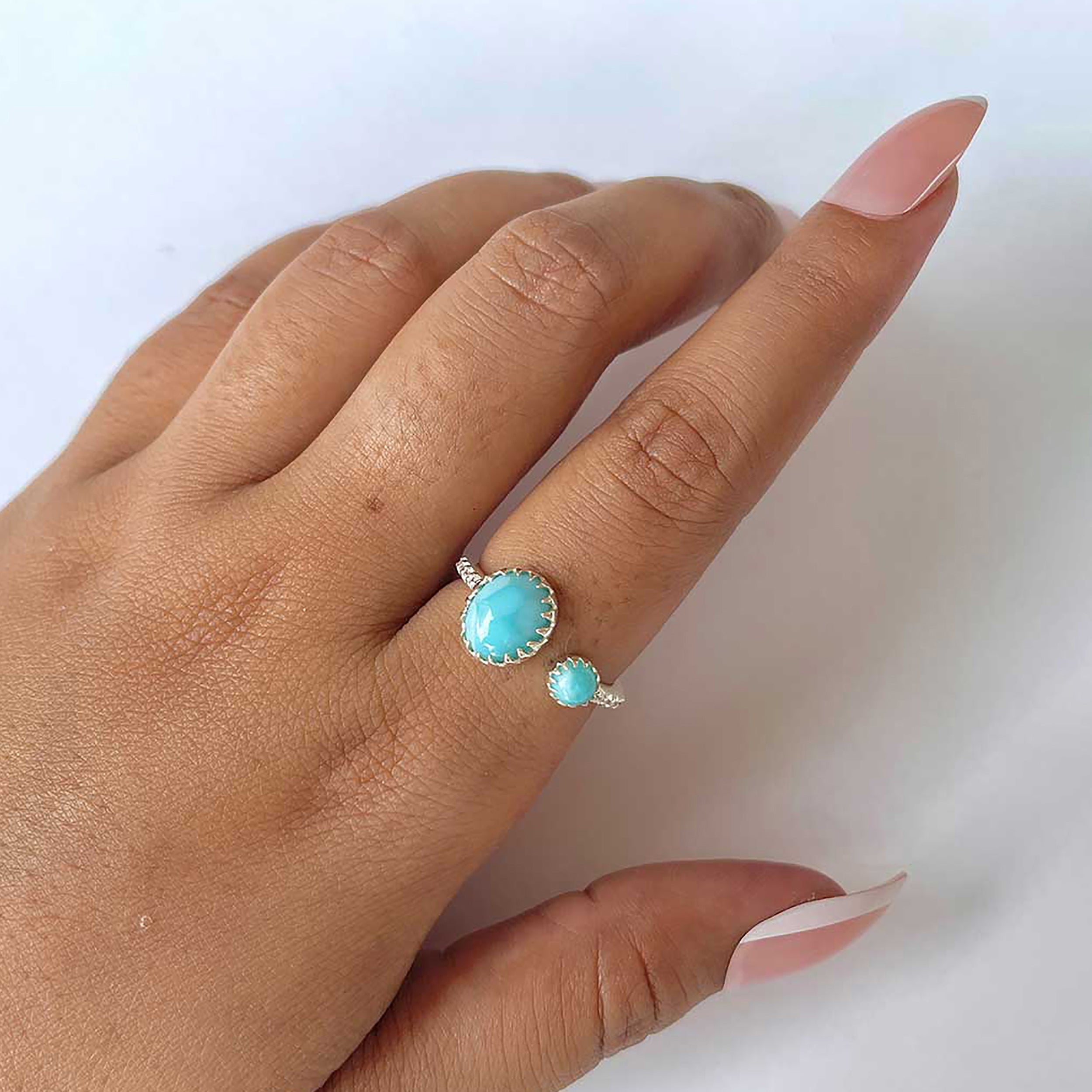 Larimar Ring-(LAR-RDR-229.)