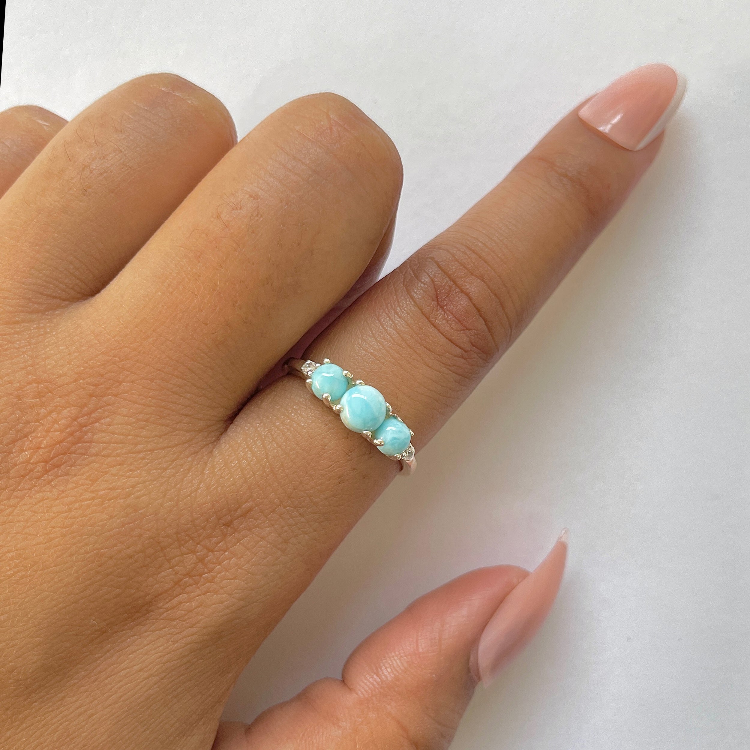 Larimar Ring-(LAR-RDR-232.)