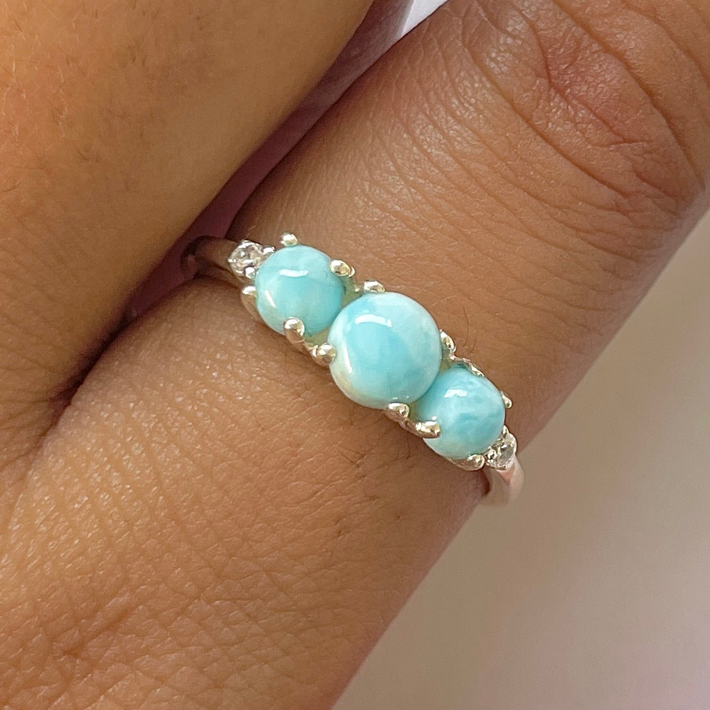 Larimar Ring-(LAR-RDR-232.)