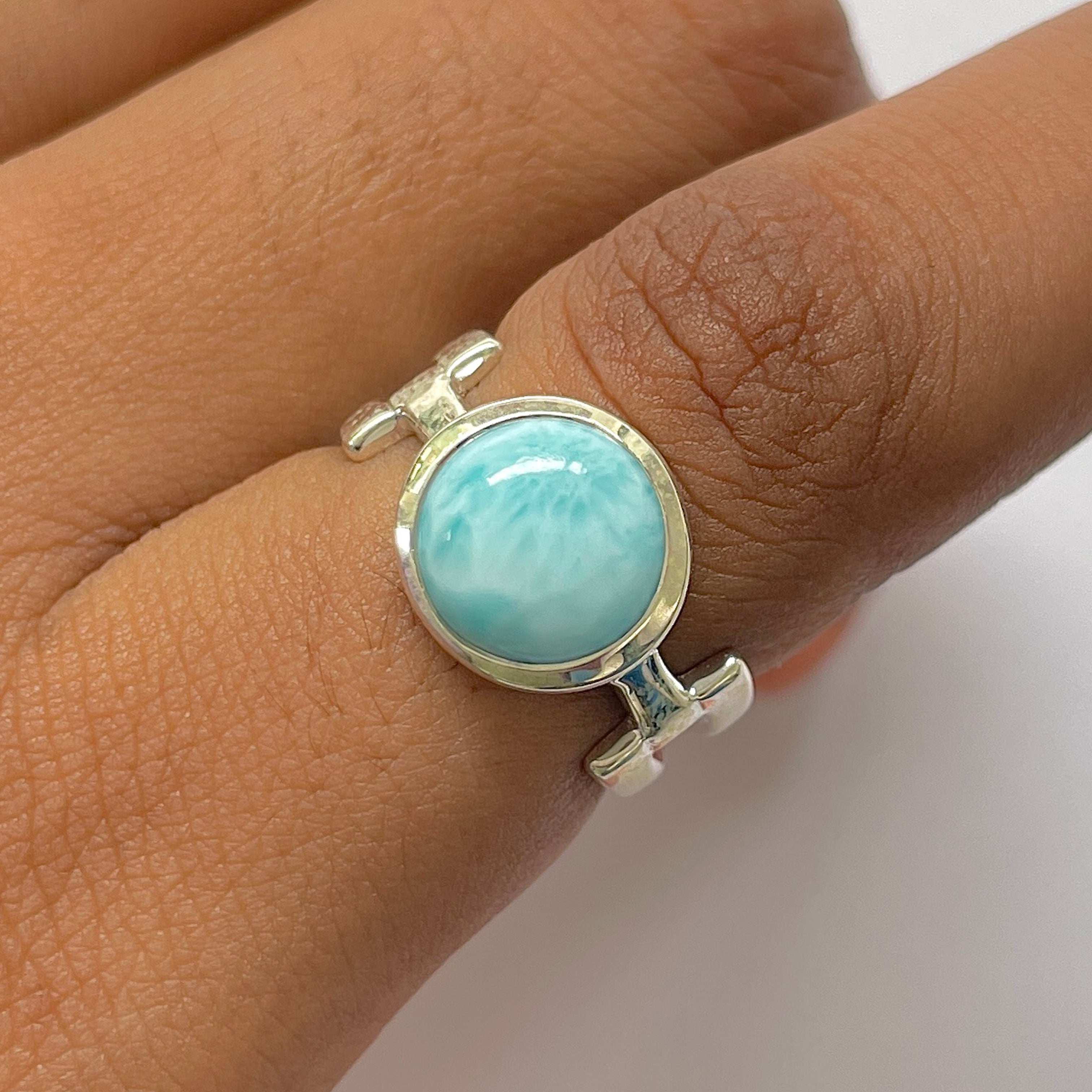 Larimar Ring-(LAR-RDR-44.)