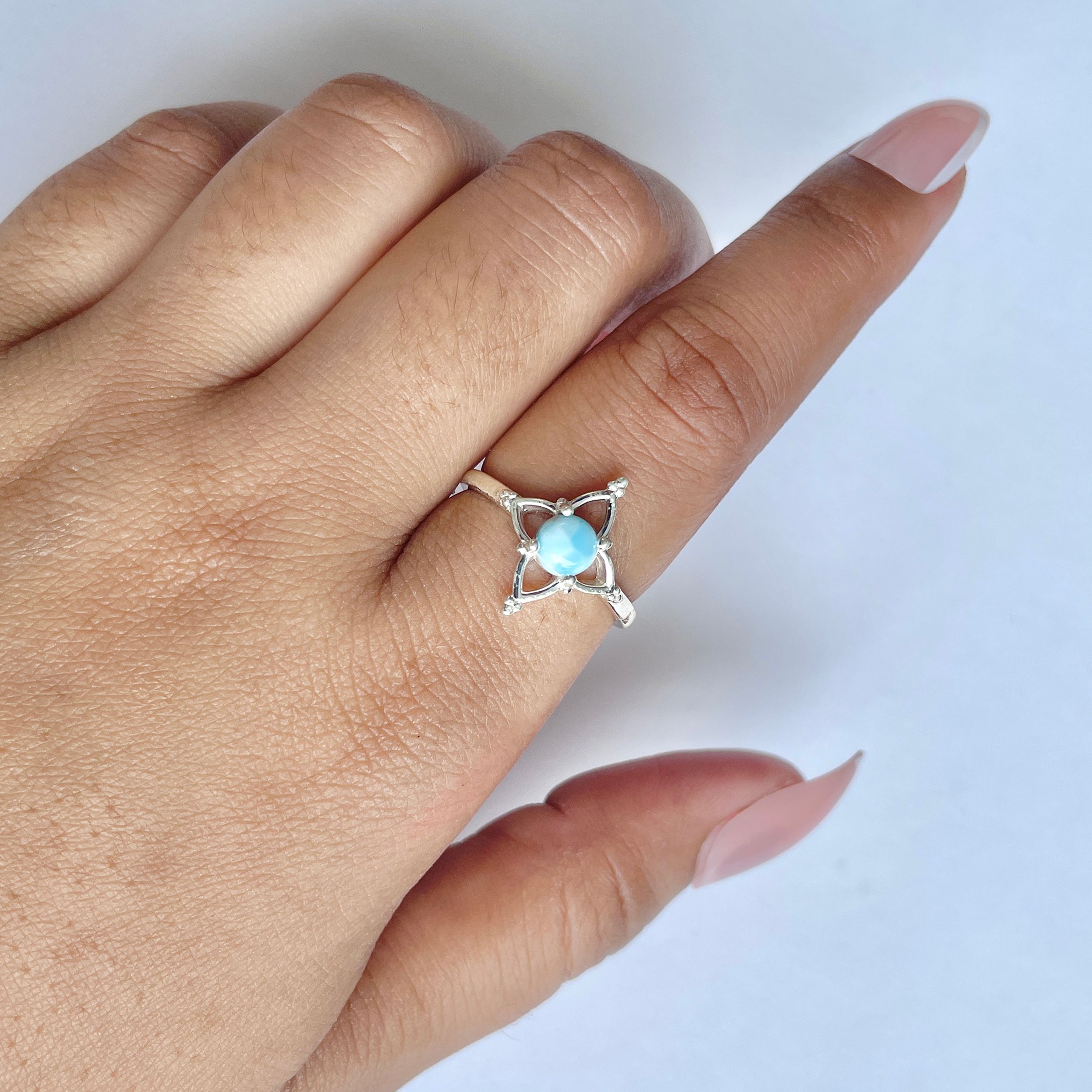 Larimar Ring-(LAR-RDR-753.)