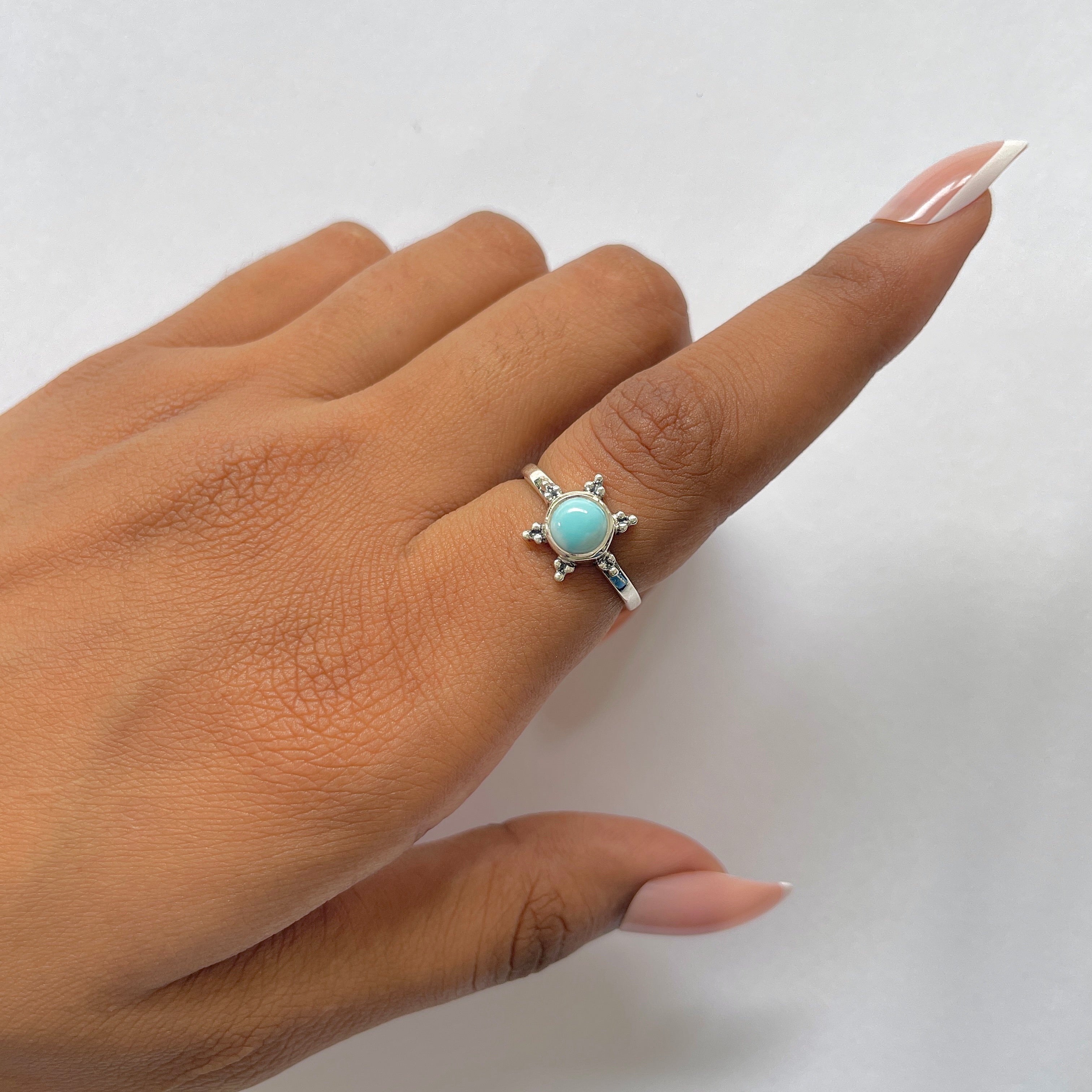 Larimar Ring-(LAR-RDR-759.)