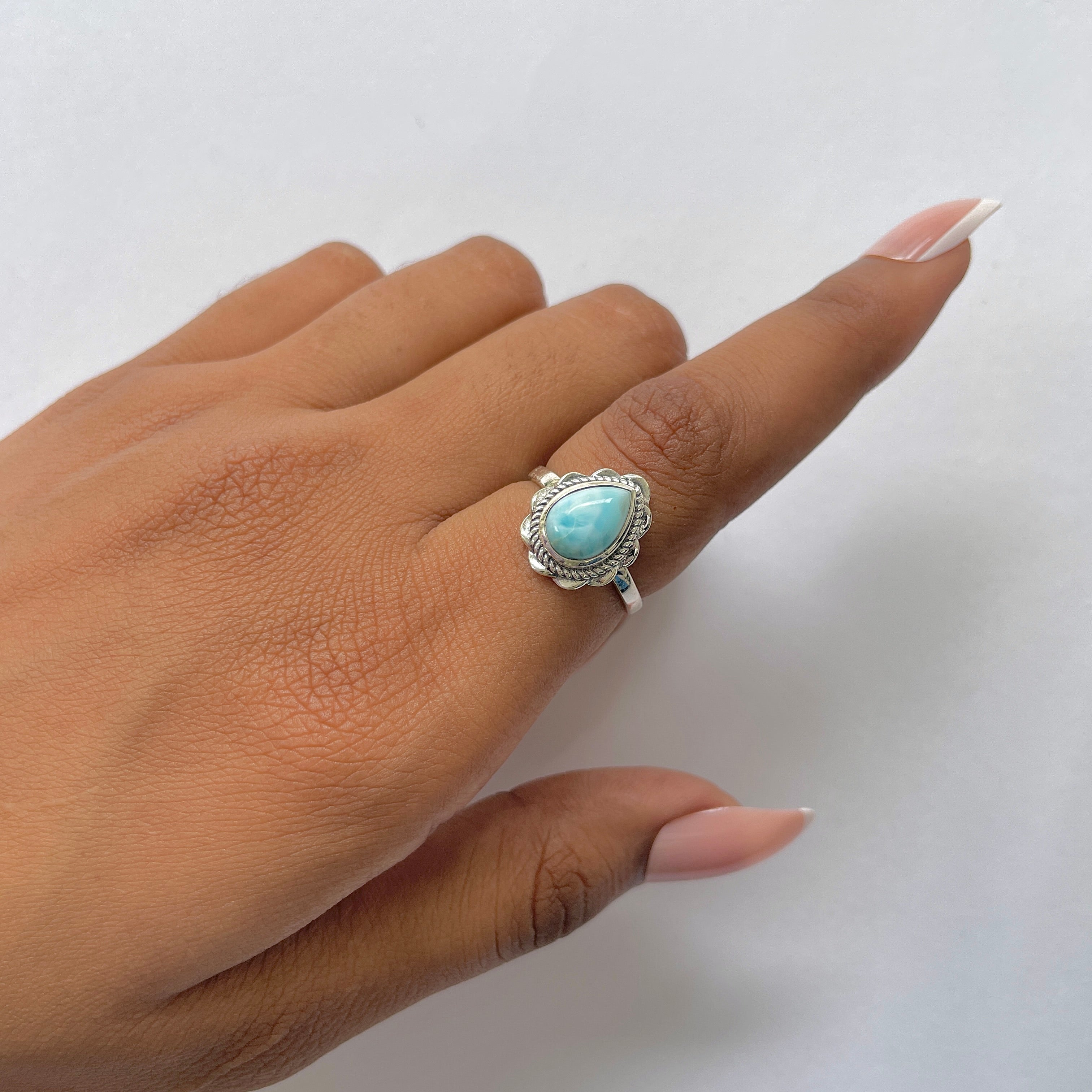 Larimar Ring-(LAR-RDR-897.)