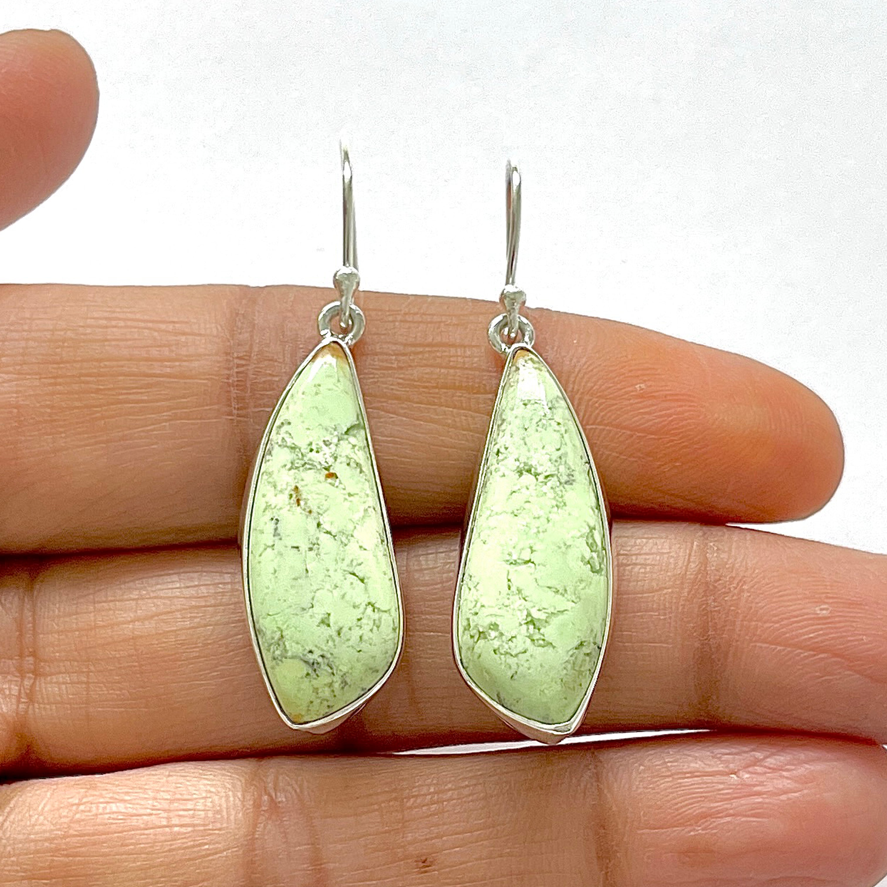 Lemon Chrysoprase Earring-(LCP-3-11)