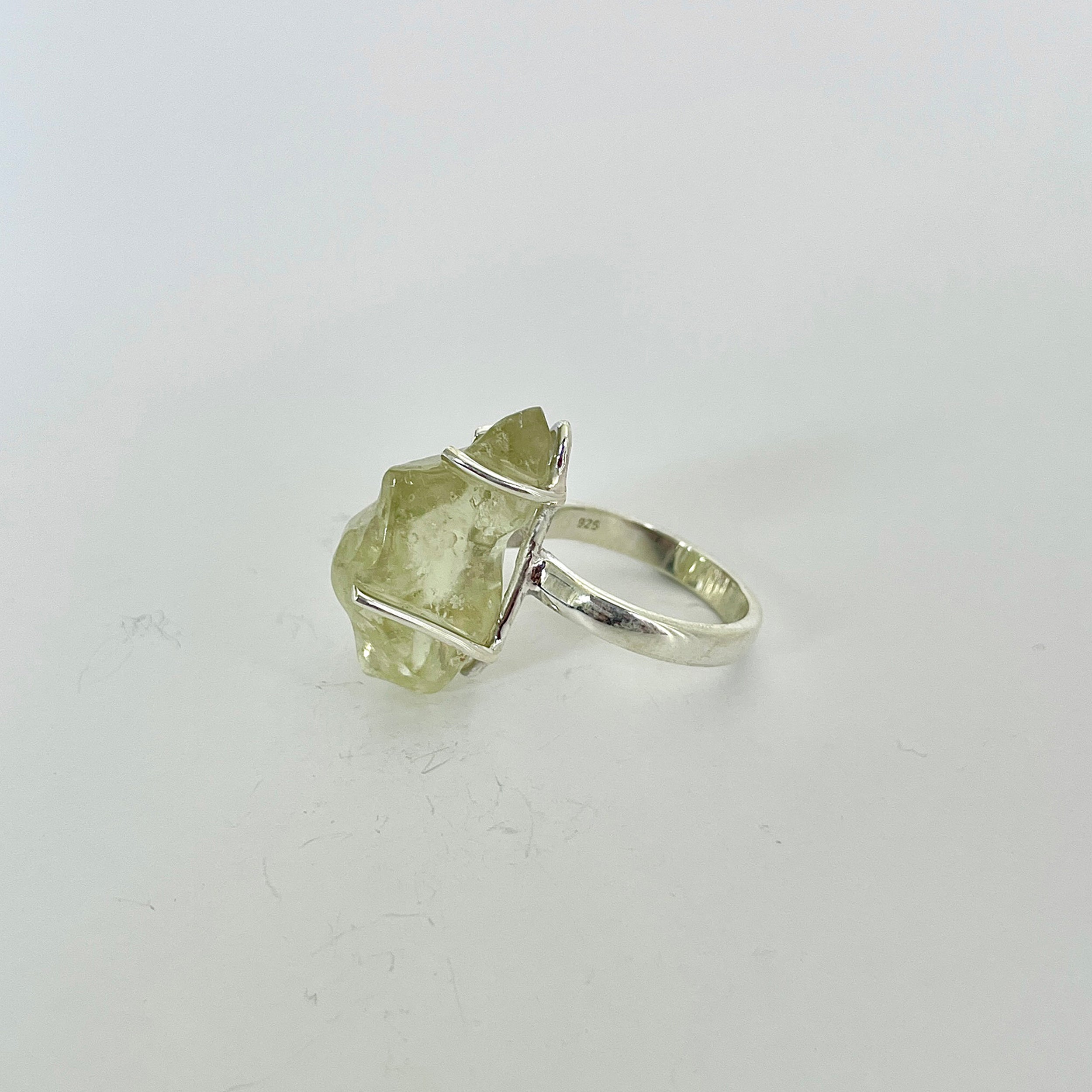 Libyan Desert Glass Ring-(LDG-2-32)