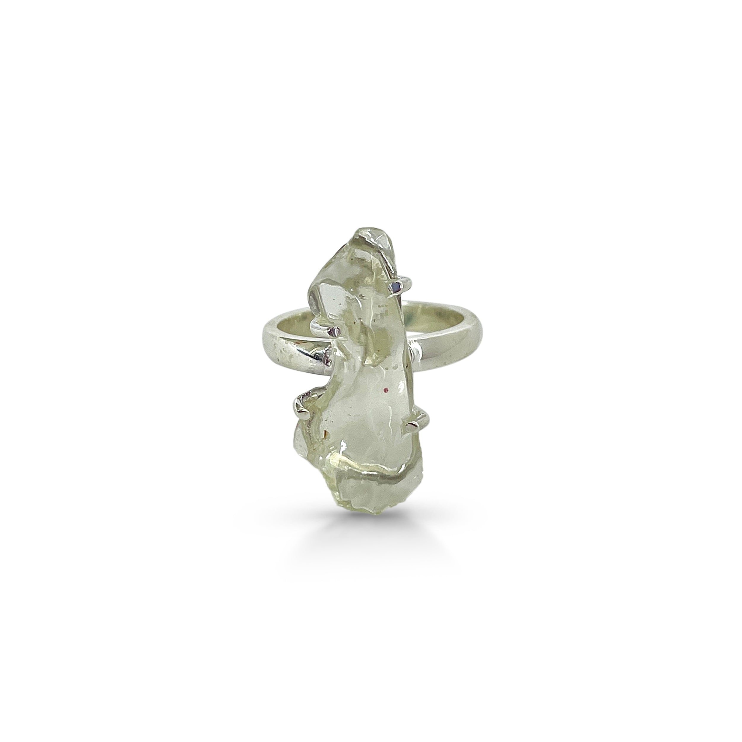 Libyan Desert Glass Ring-(LDG-2-37)