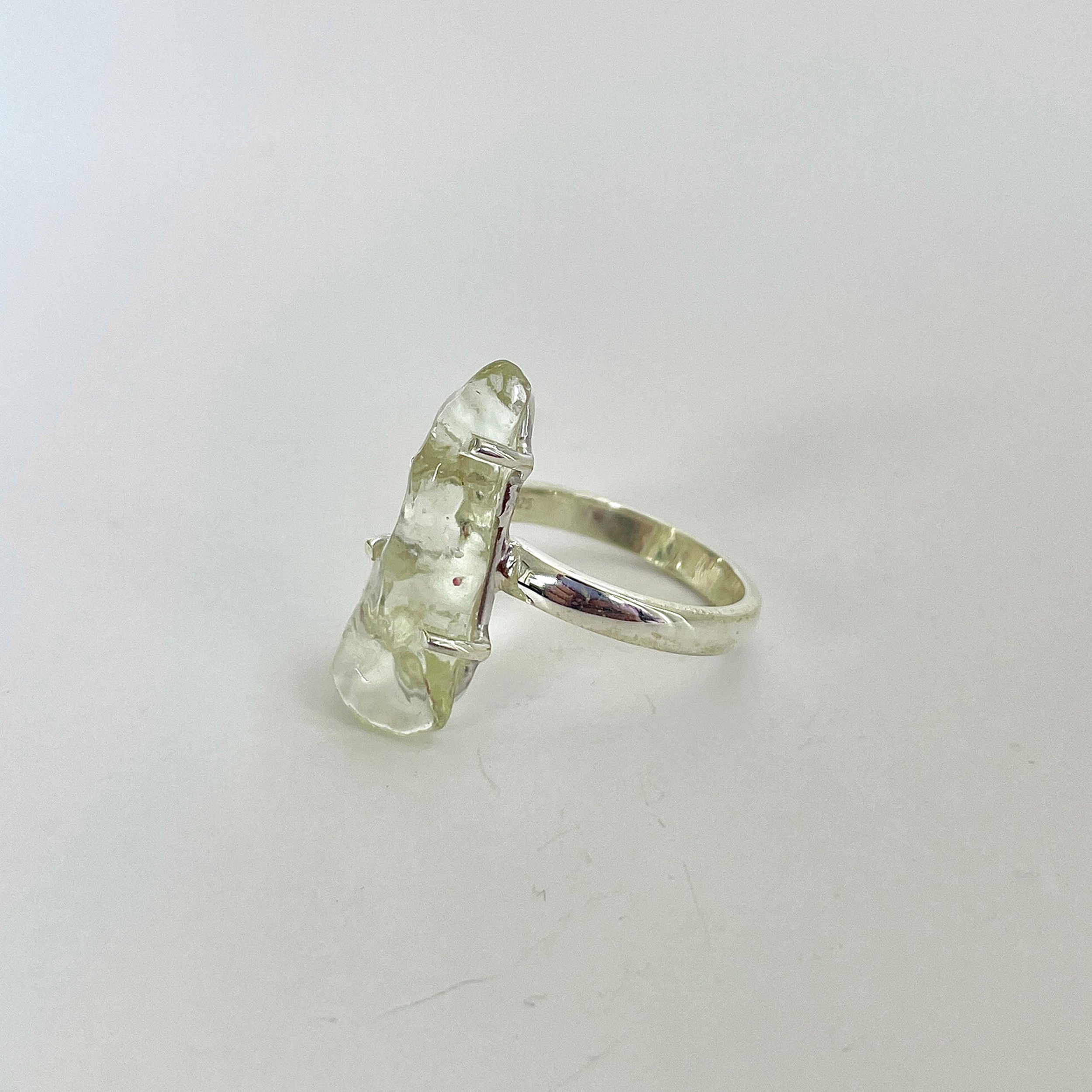 Libyan Desert Glass Ring-(LDG-2-37)