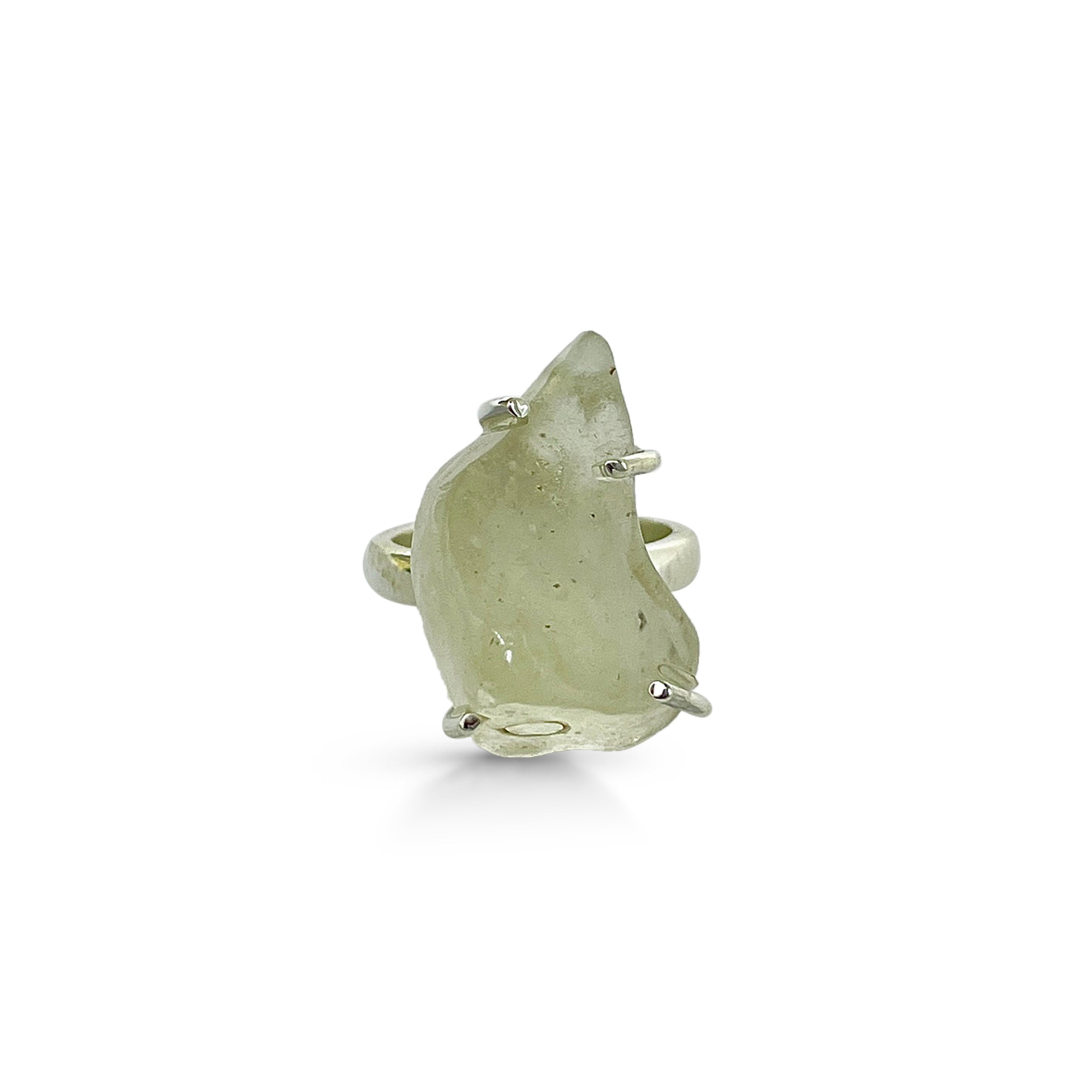 Libyan Desert Glass Ring-(LDG-2-44)