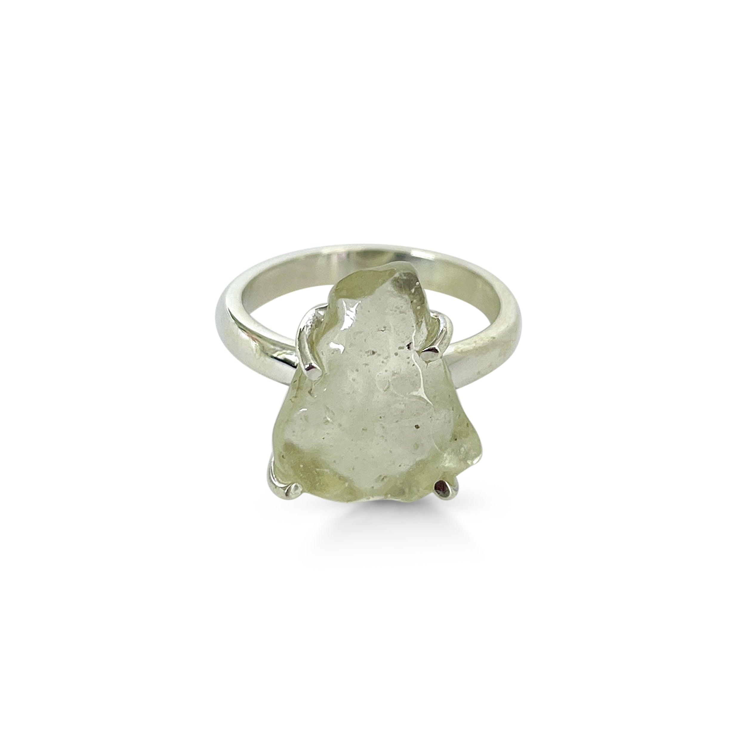 Libyan Desert Glass Ring-(LDG-2-46)