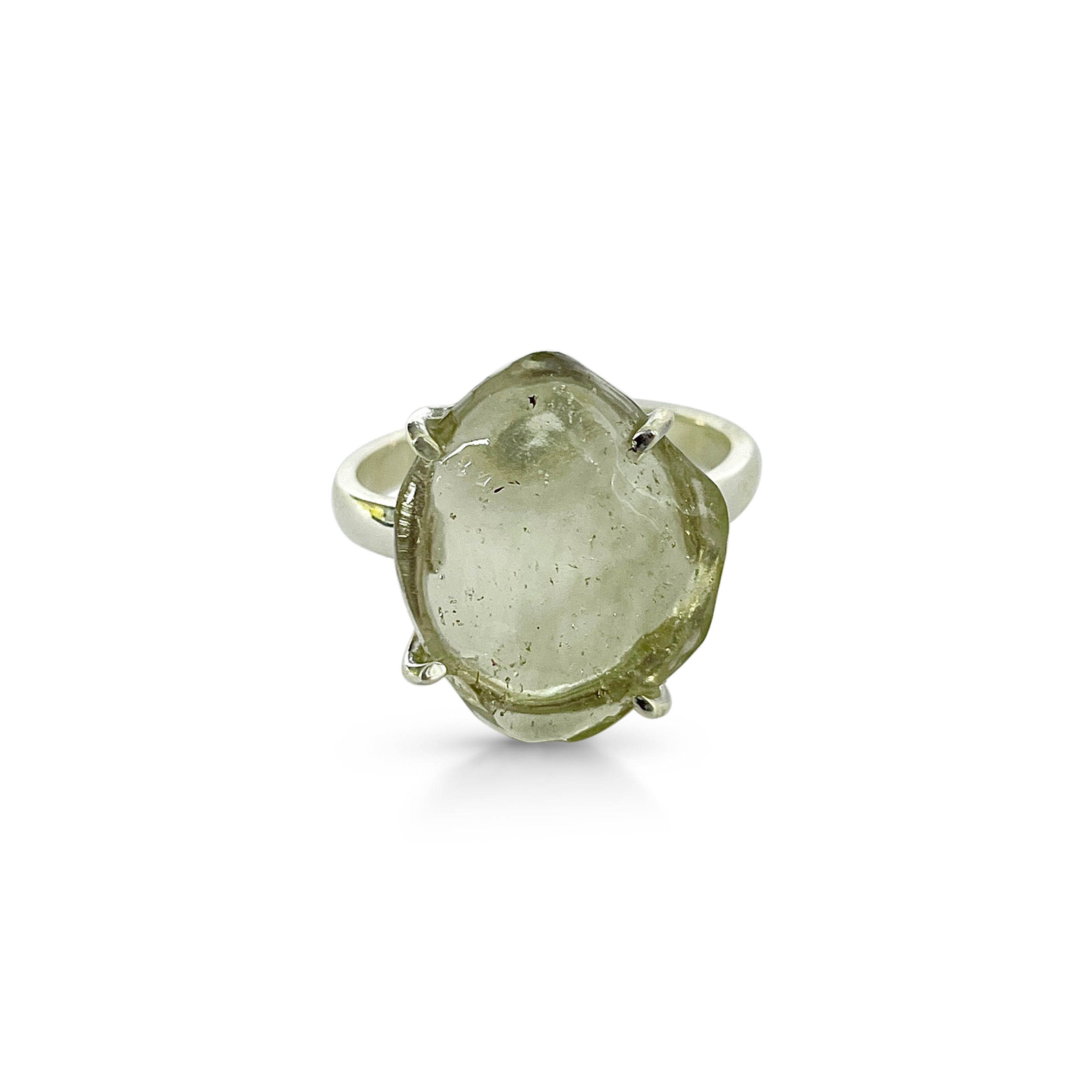 Libyan Desert Glass Ring-(LDG-2-54)