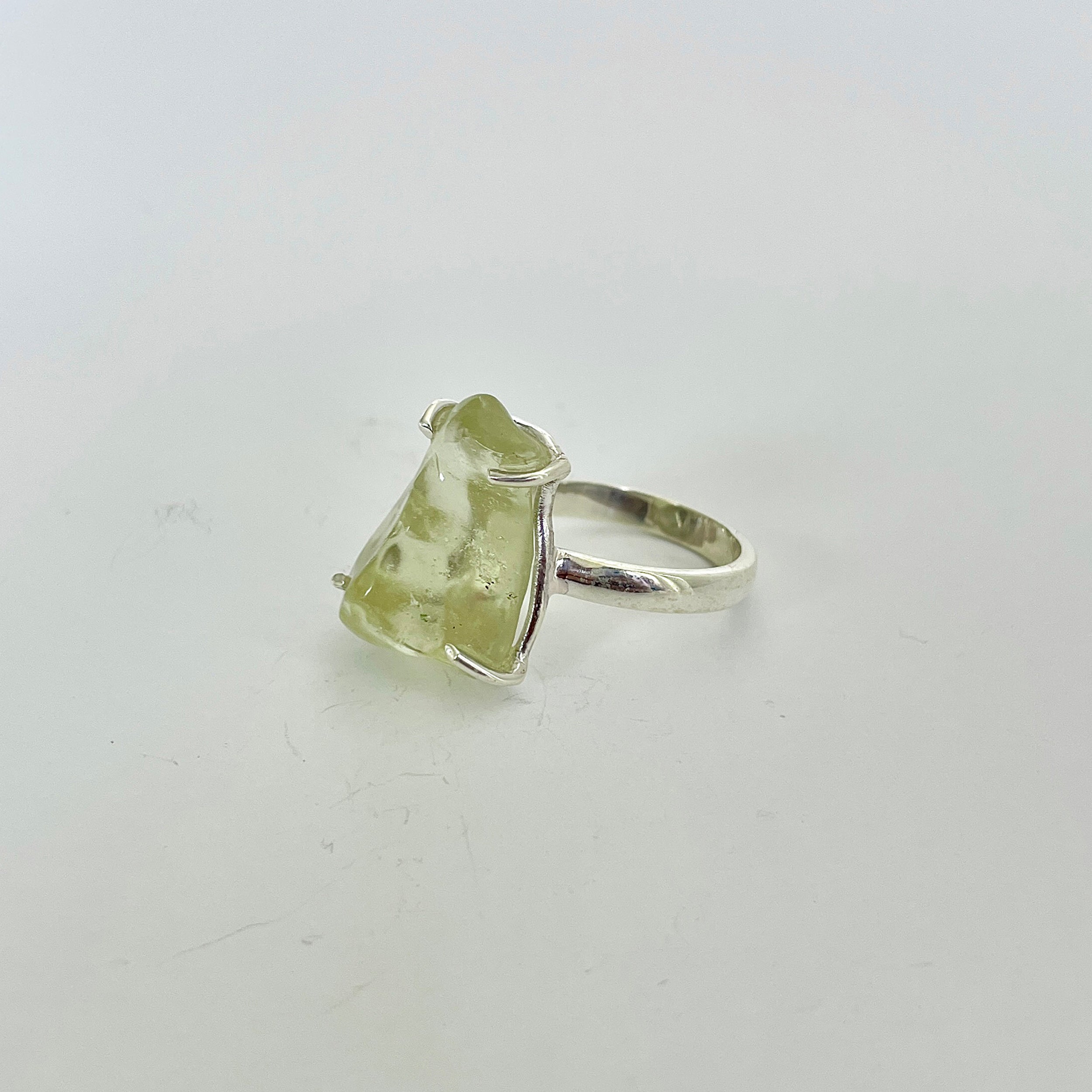 Libyan Desert Glass Ring-(LDG-2-7)