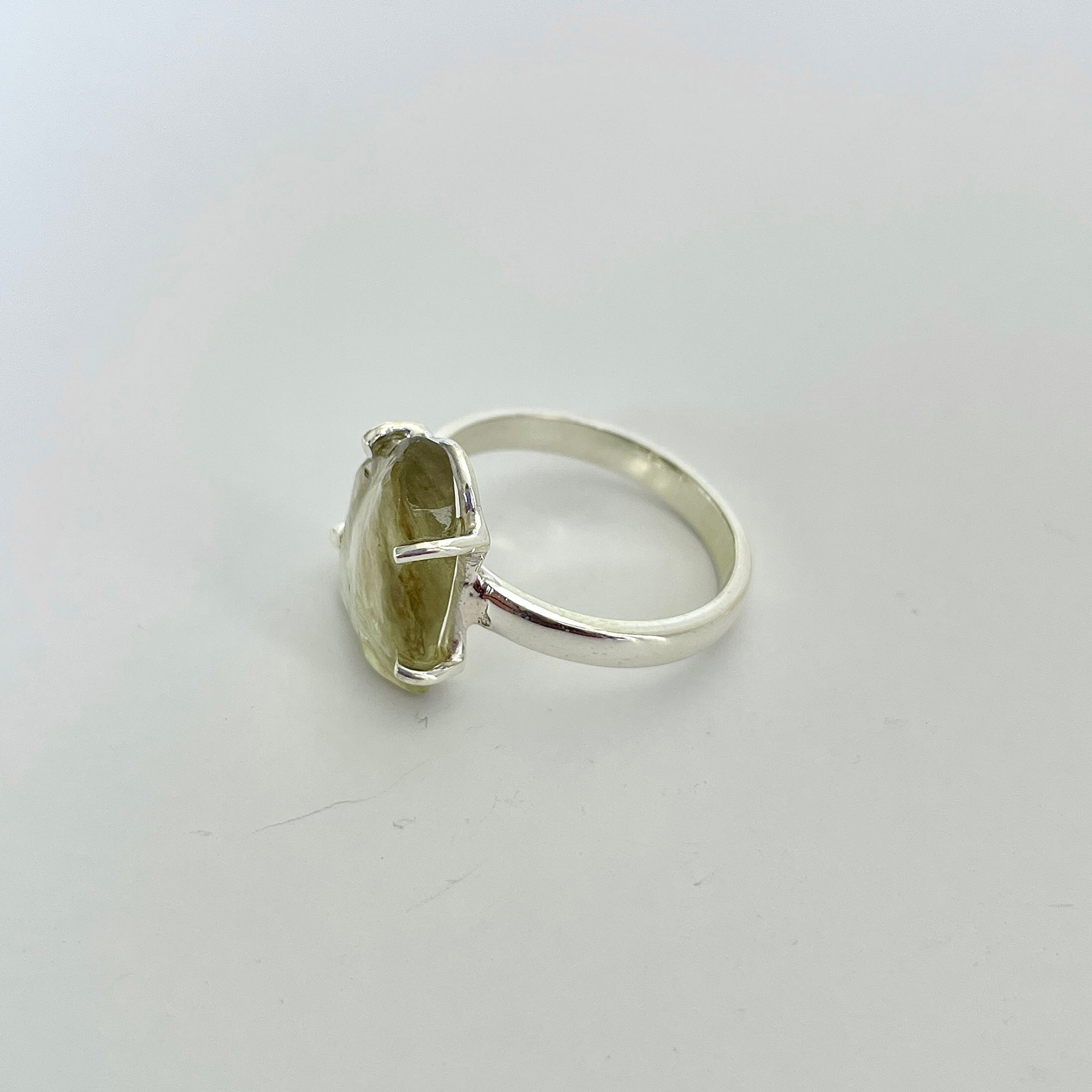 Libyan Desert Glass Ring-(LDG-2-9)