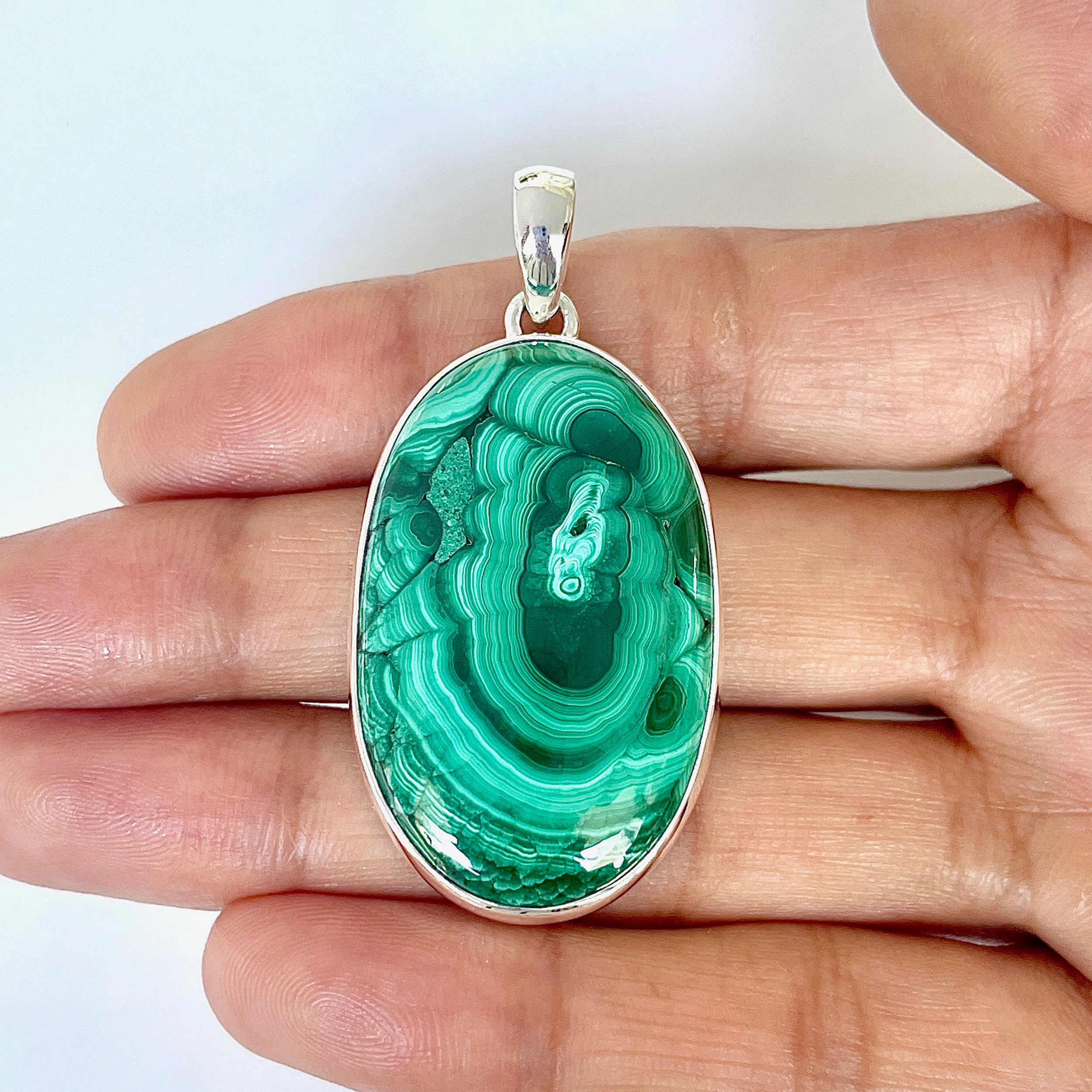 Malachite Pendant-(MLC-1-17)