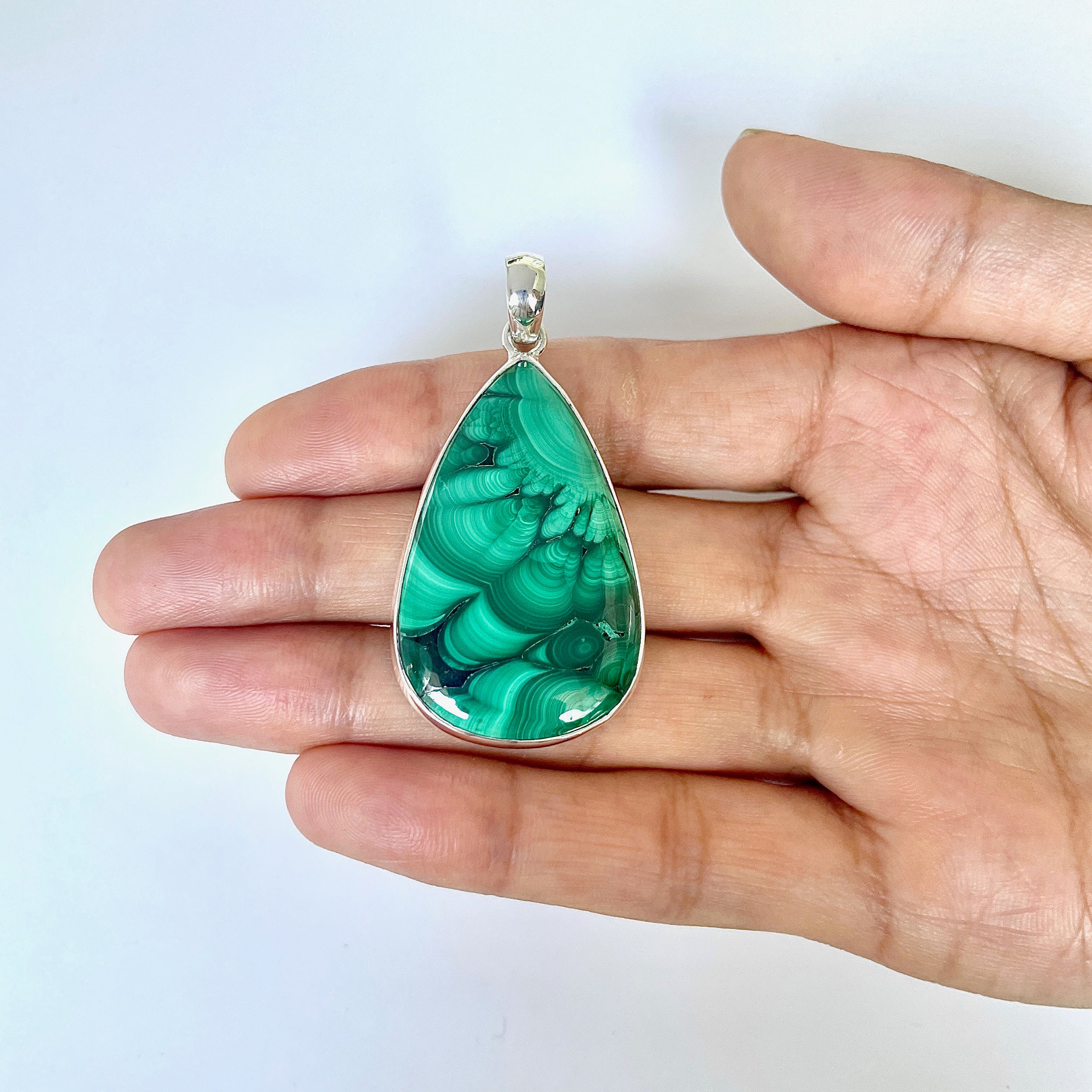 Malachite Pendant-(MLC-1-37)