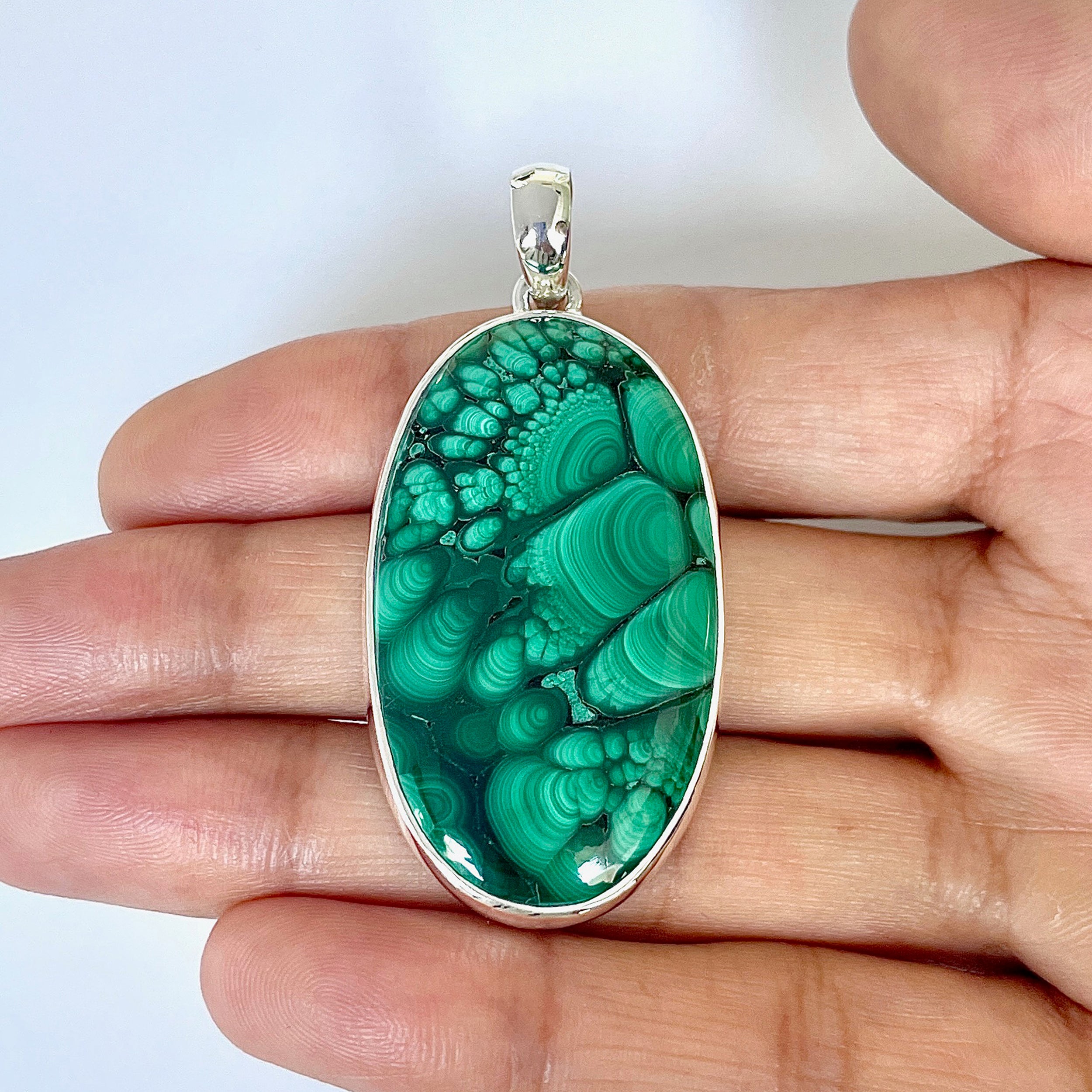 Malachite Pendant-(MLC-1-42)