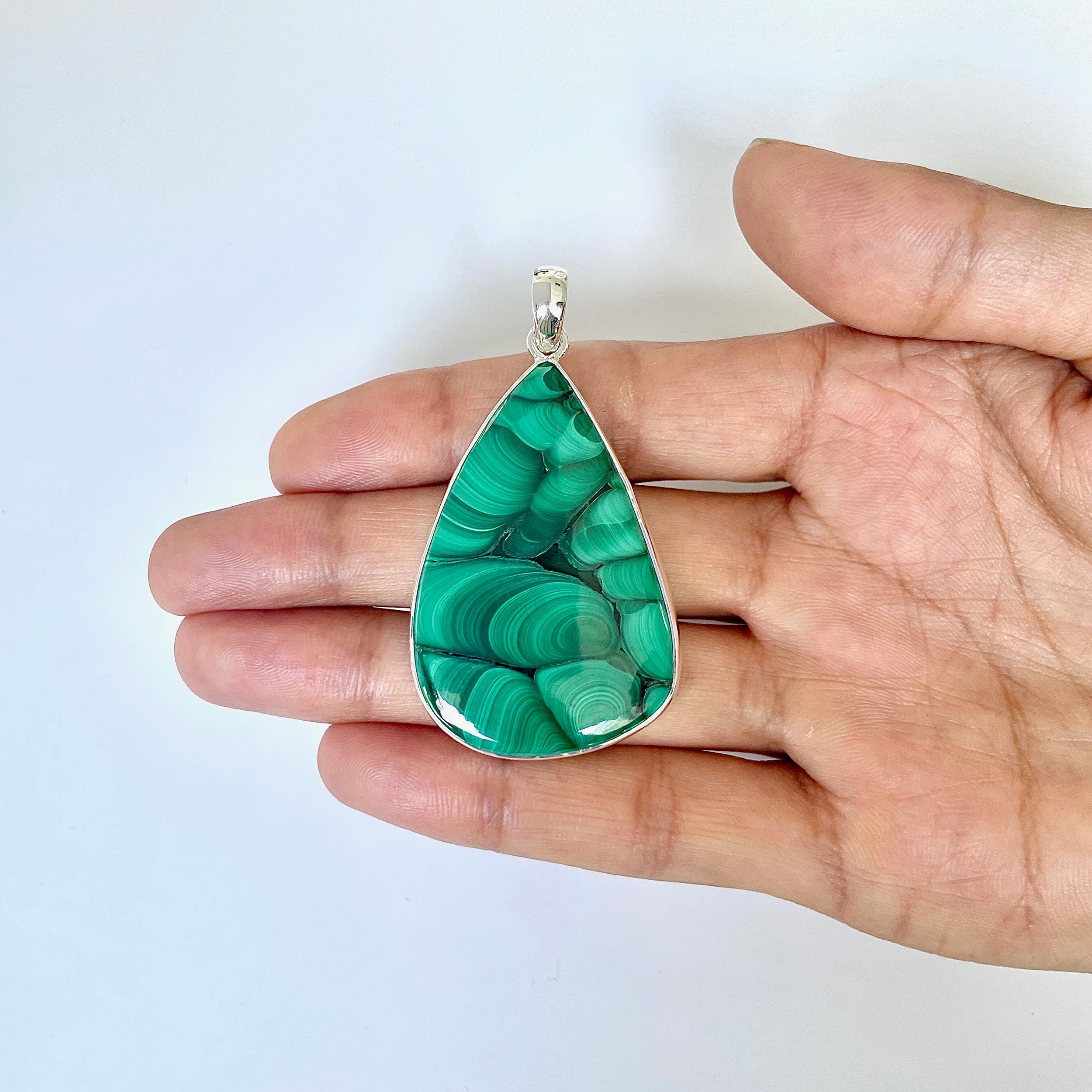 Malachite Pendant-(MLC-1-69)