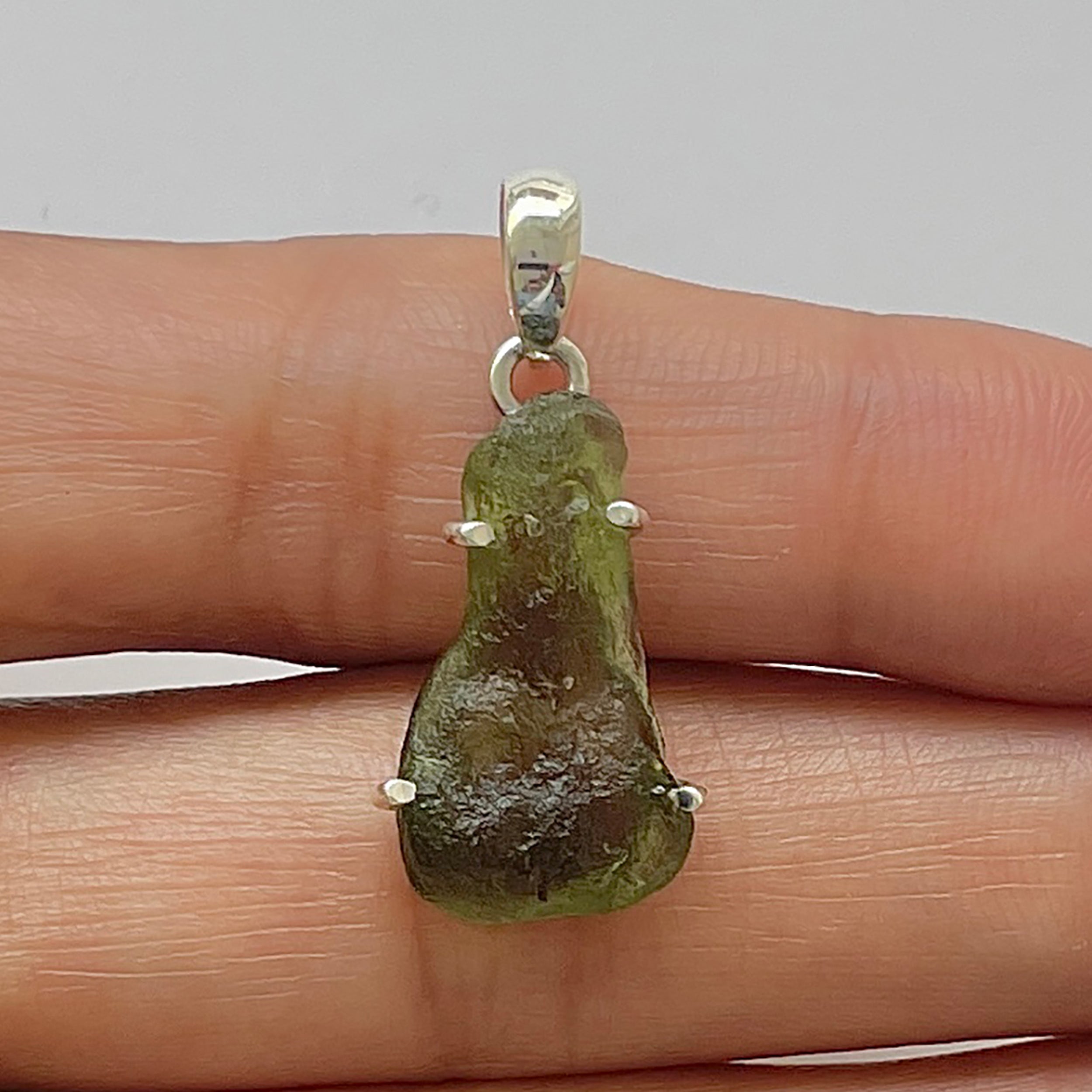 Moldavite Pendant-(MLD-1-10)