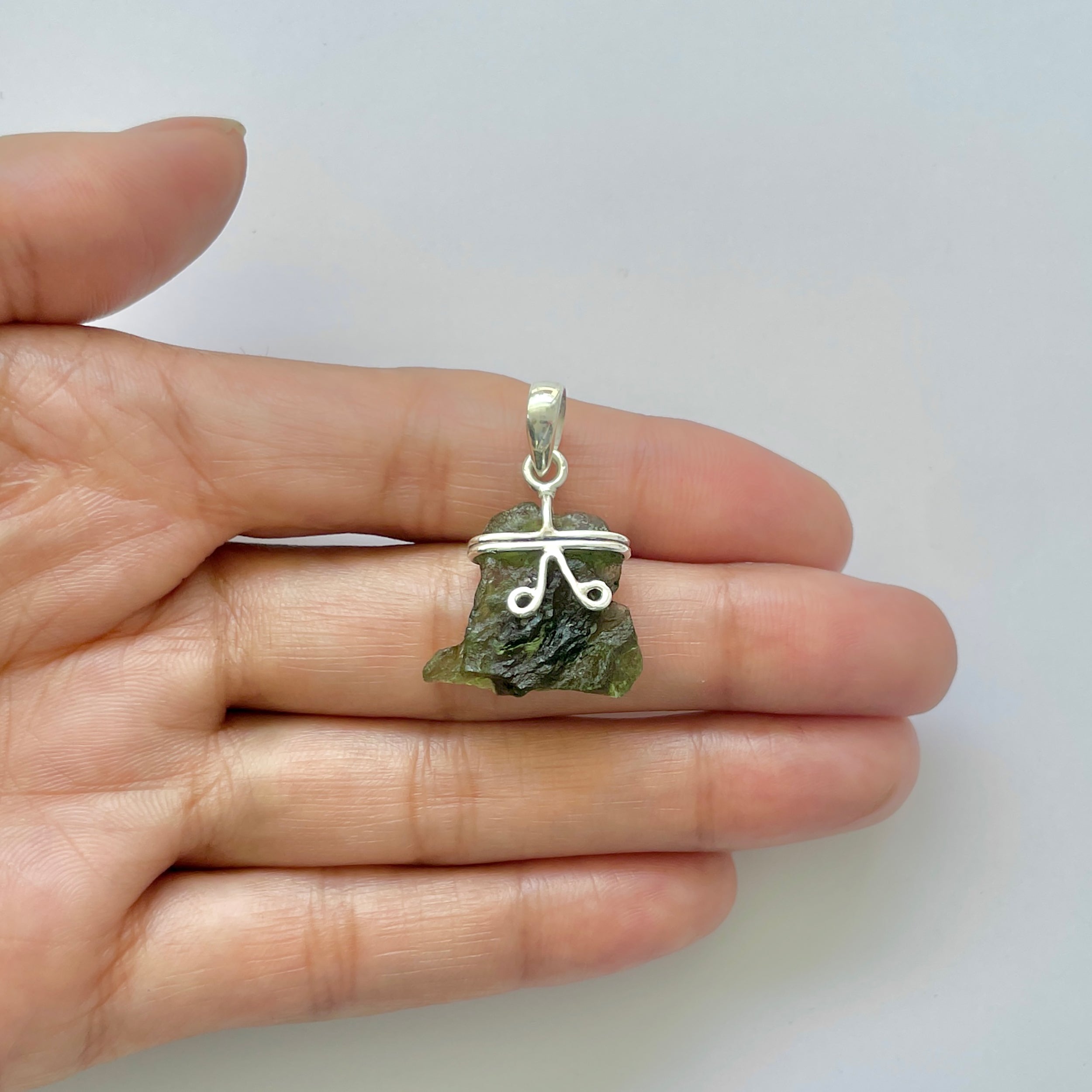 Moldavite Pendant-(MLD-1-11)