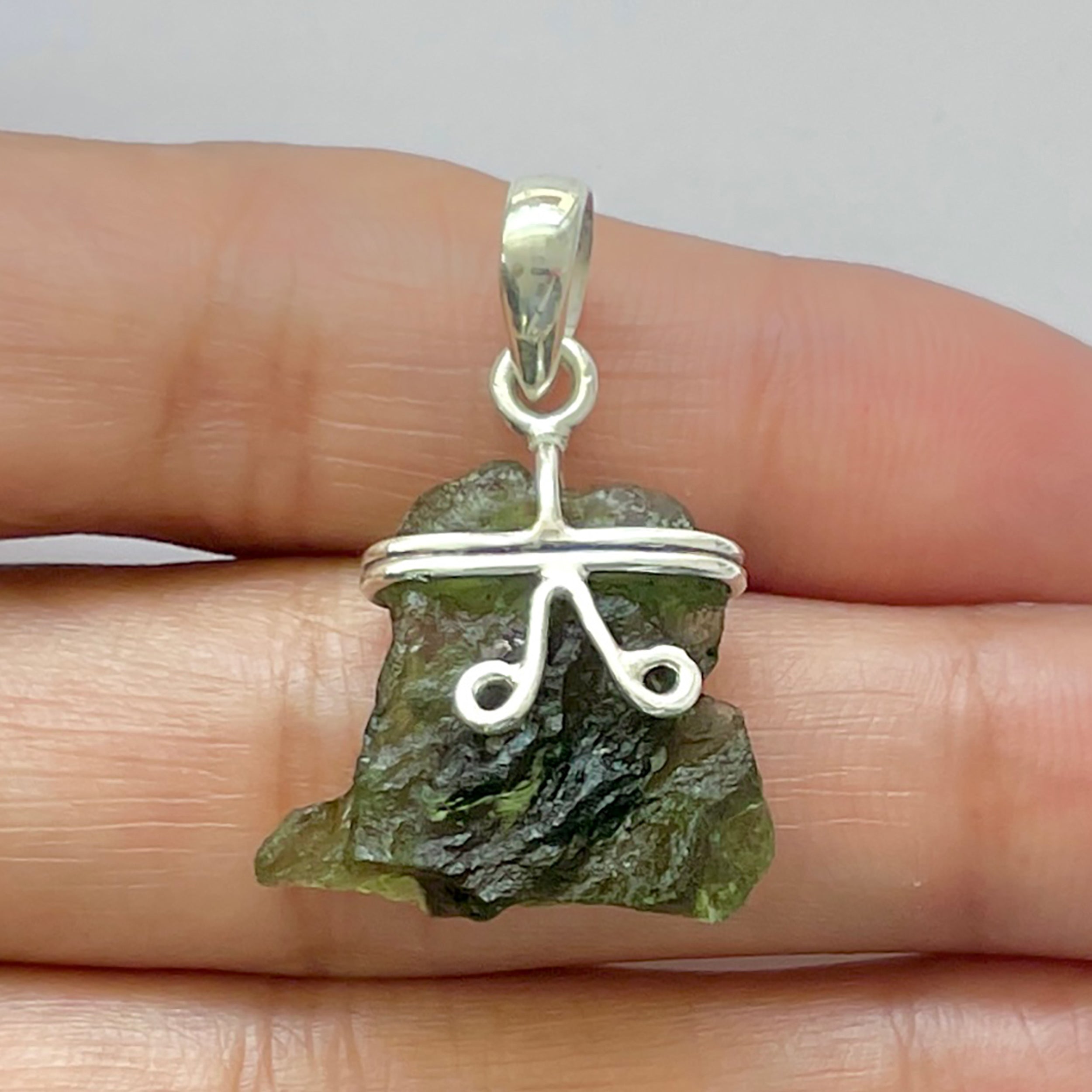 Moldavite Pendant-(MLD-1-11)