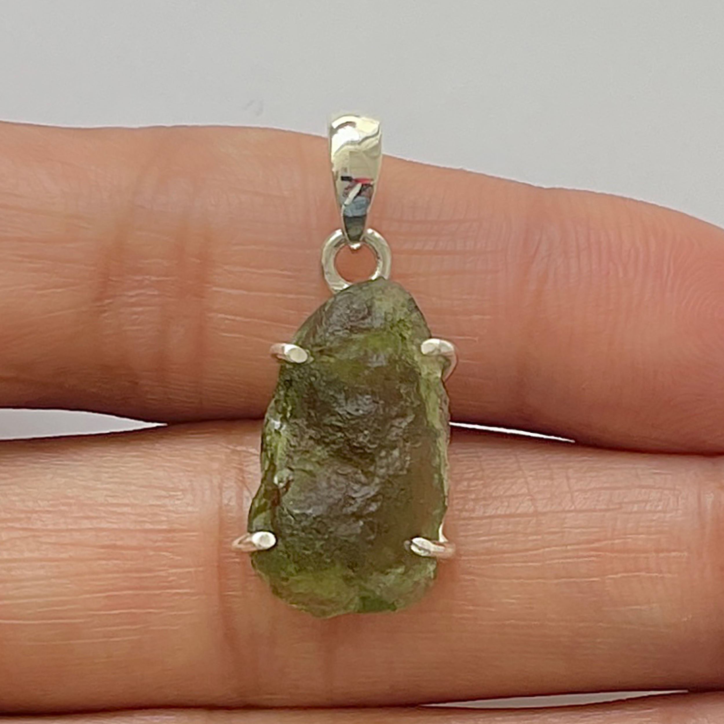 Moldavite Pendant-(MLD-1-15)