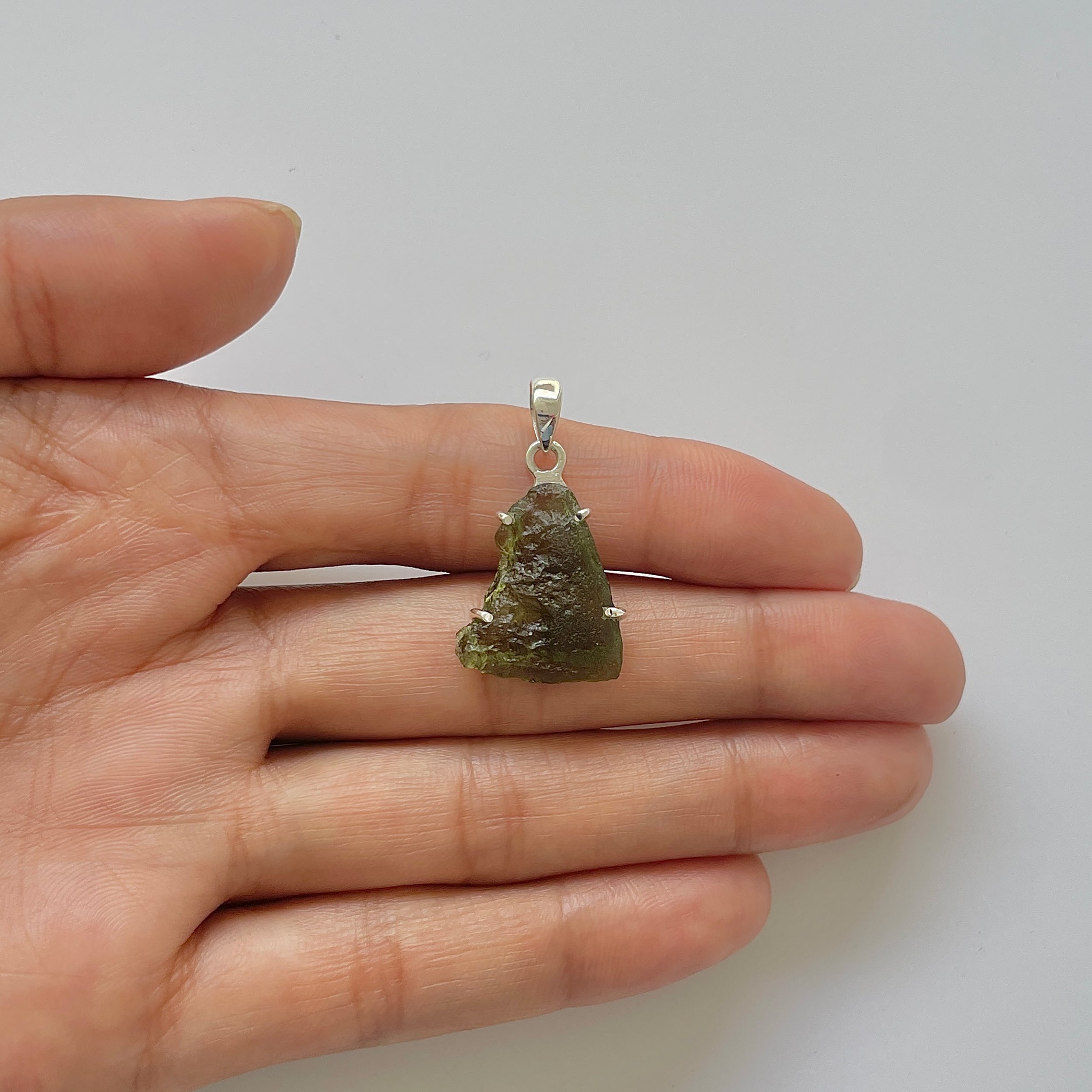 Moldavite Pendant-(MLD-1-2)