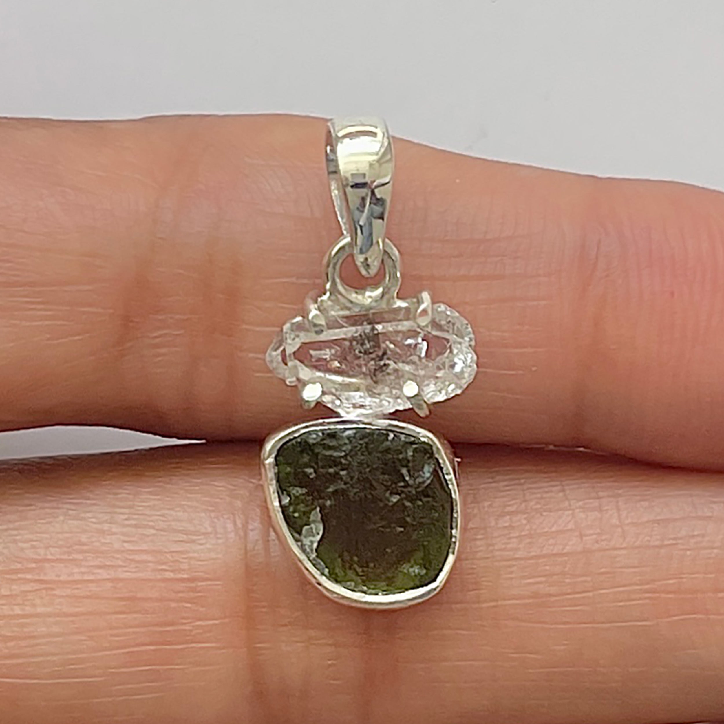 Moldavite Pendant-(MLD-1-21)