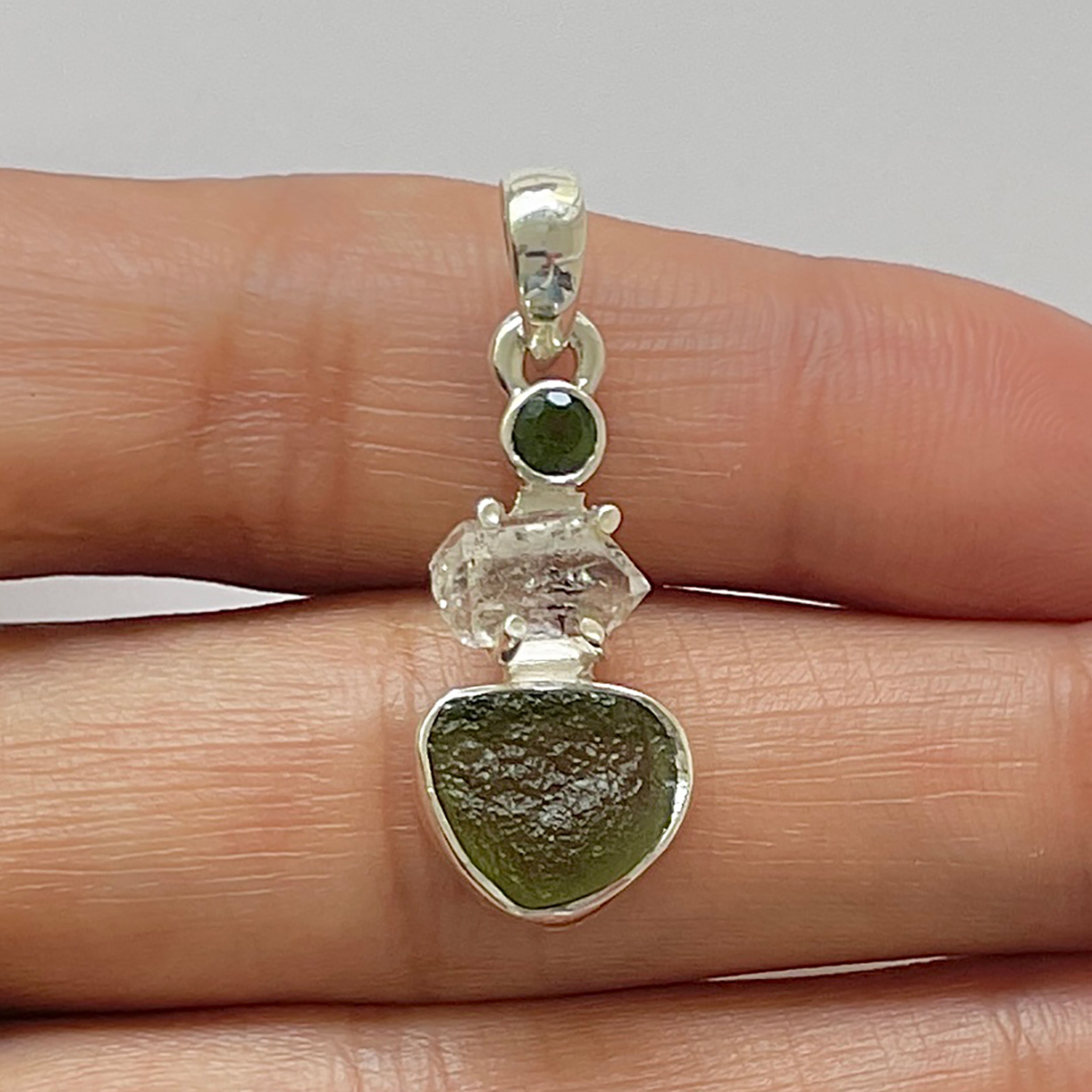 Moldavite Pendant-(MLD-1-27)
