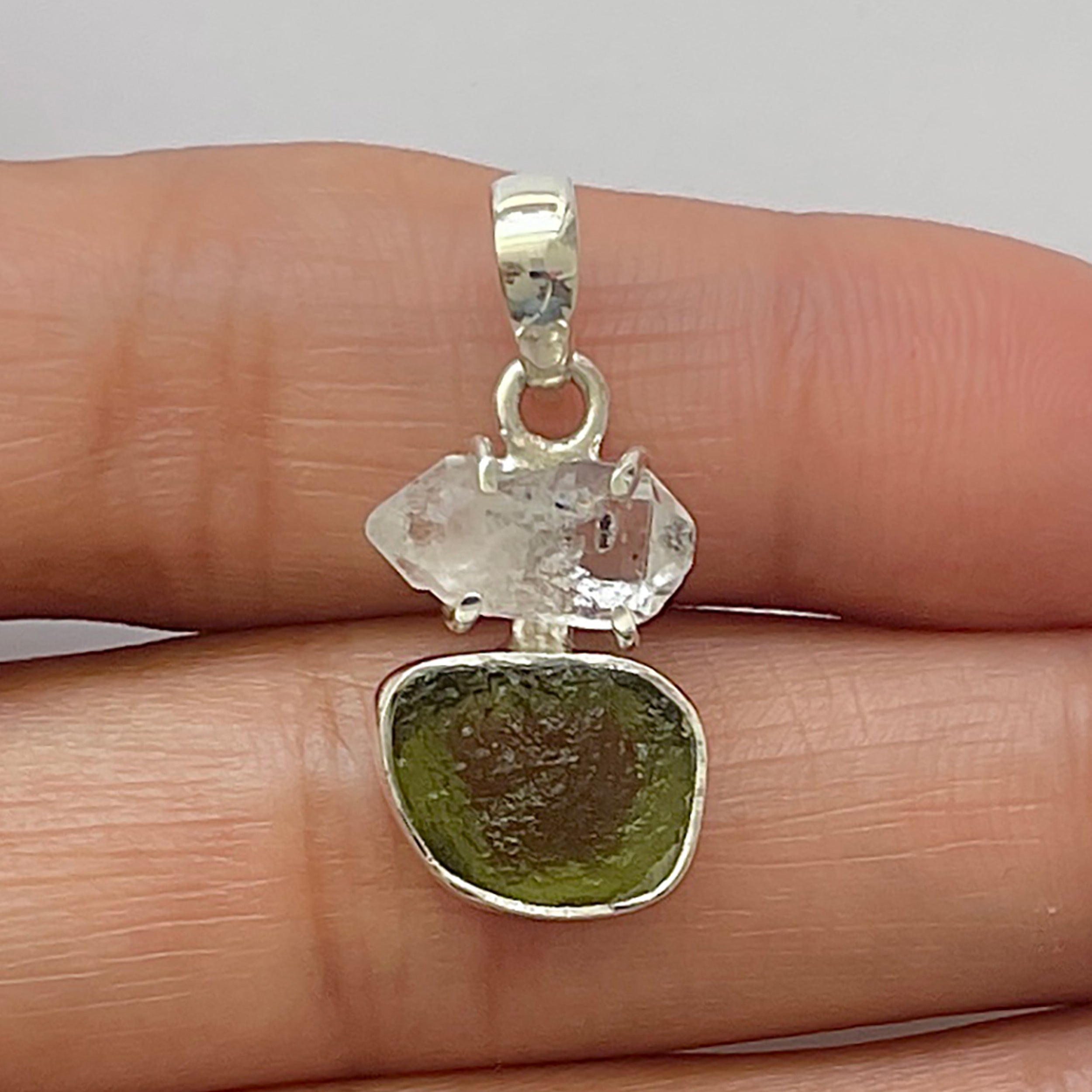 Moldavite Pendant-(MLD-1-29)