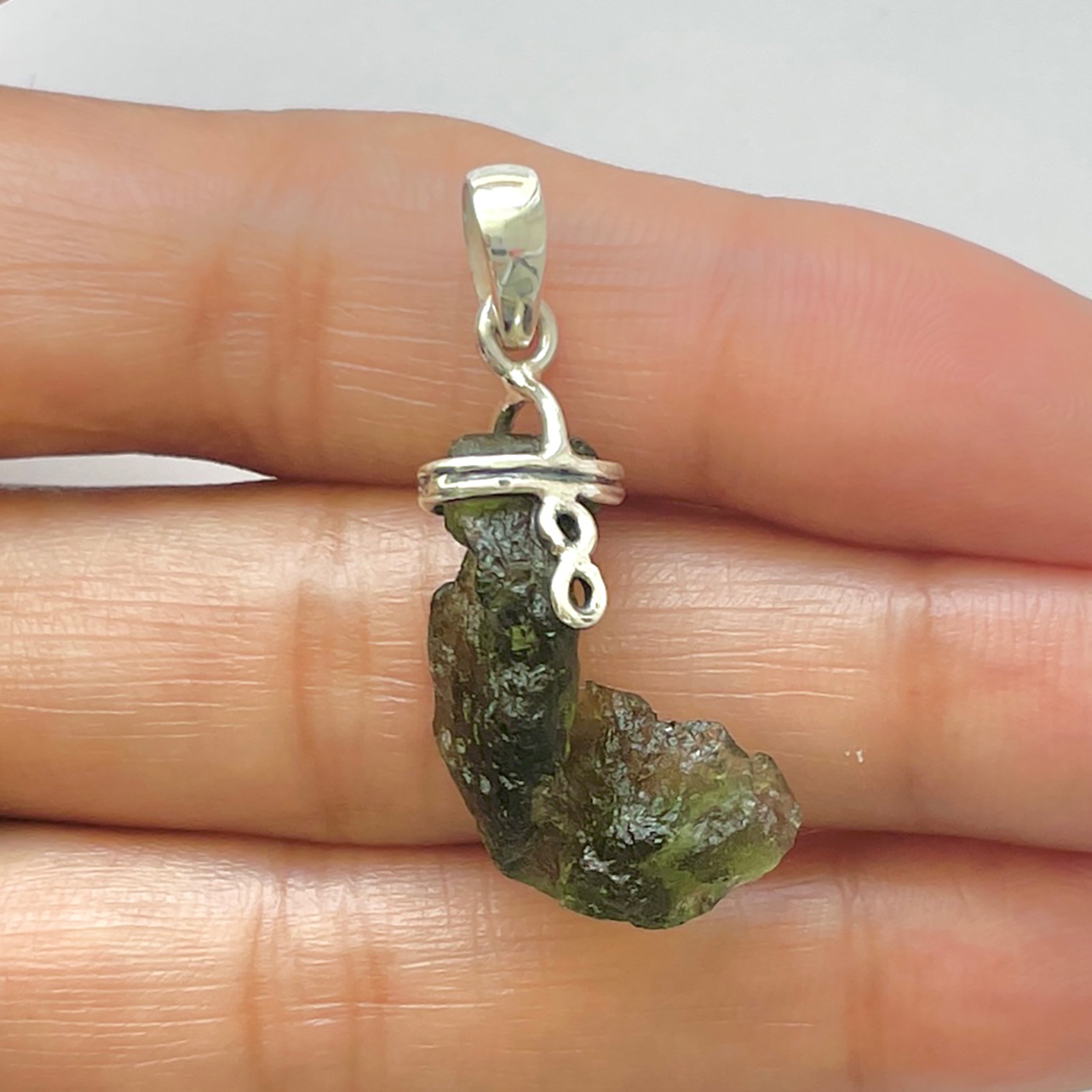 Moldavite Pendant-(MLD-1-3)