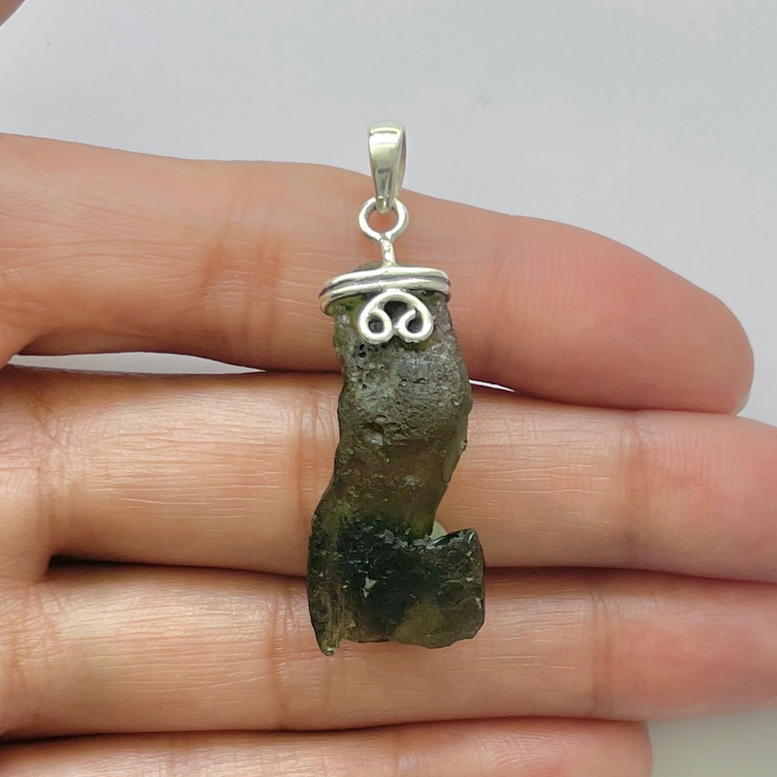 Moldavite Pendant-(MLD-1-31)