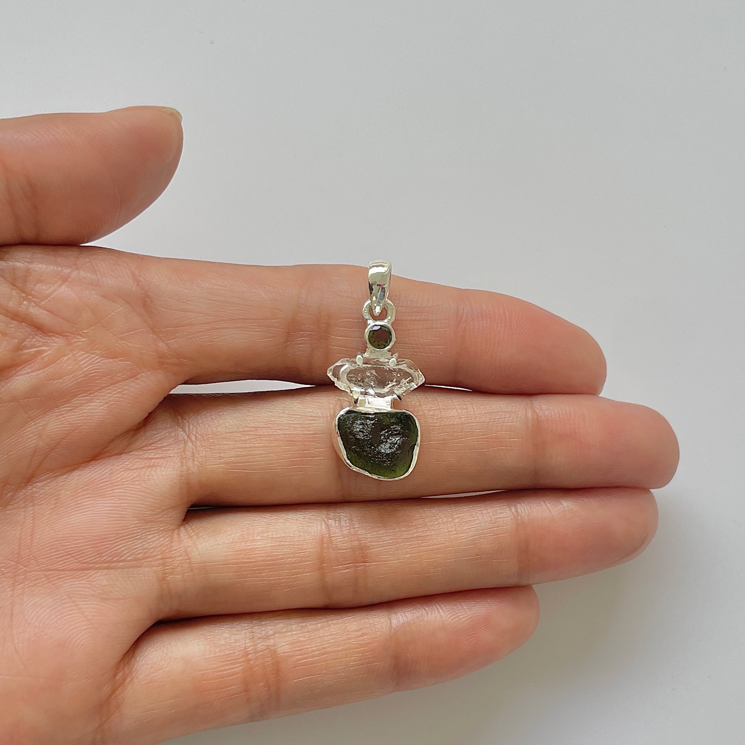 Moldavite Pendant-(MLD-1-32)