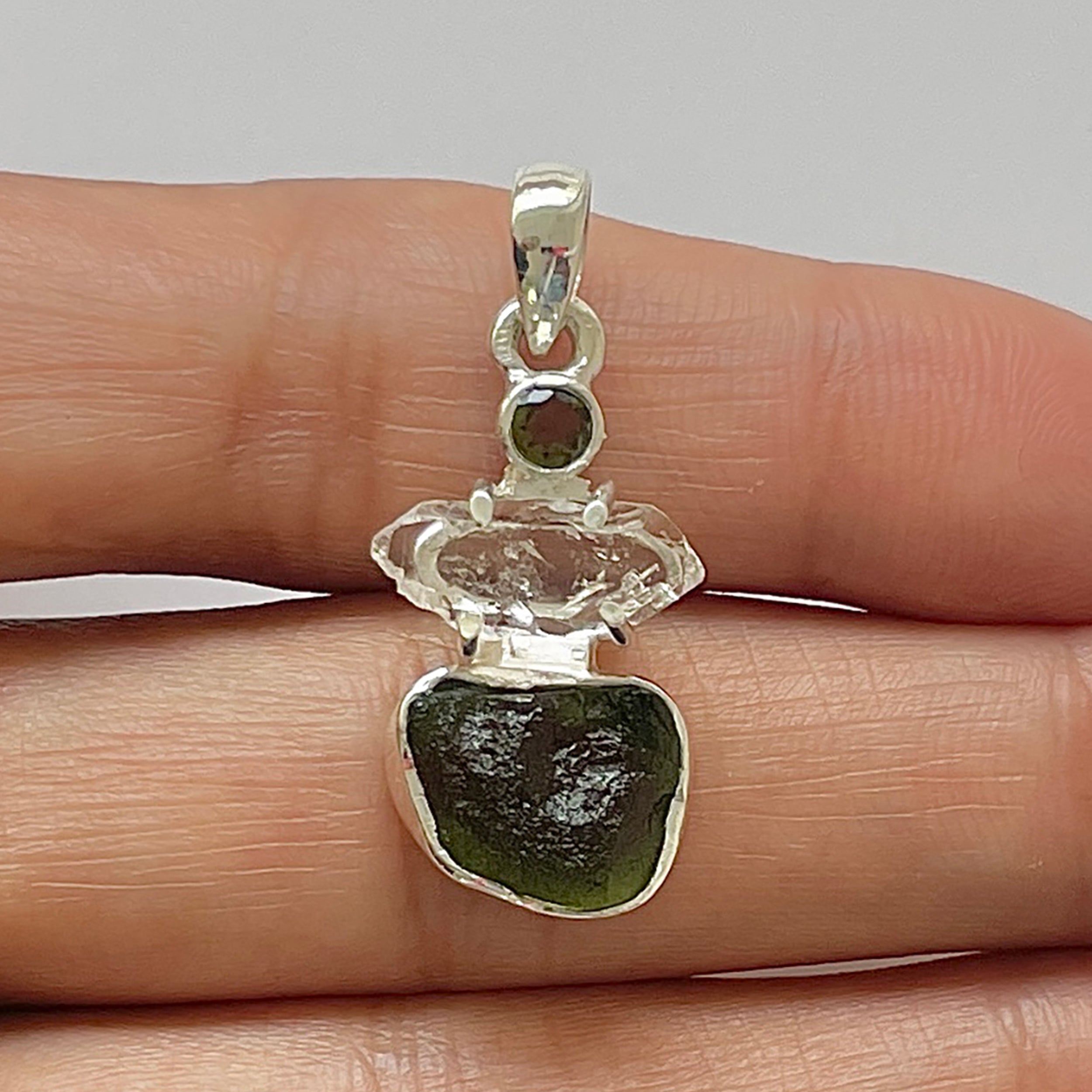 Moldavite Pendant-(MLD-1-32)