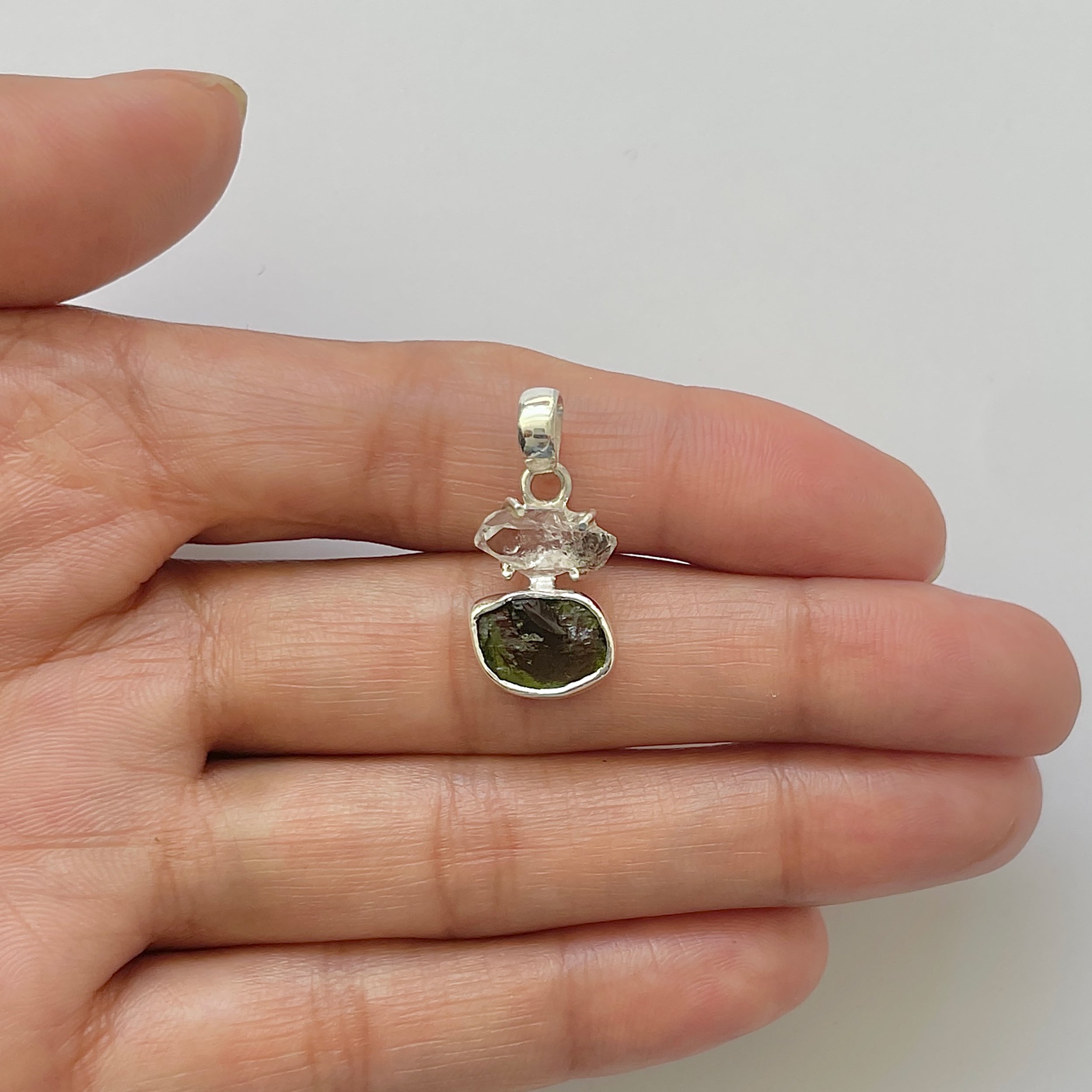 Moldavite Pendant-(MLD-1-37)