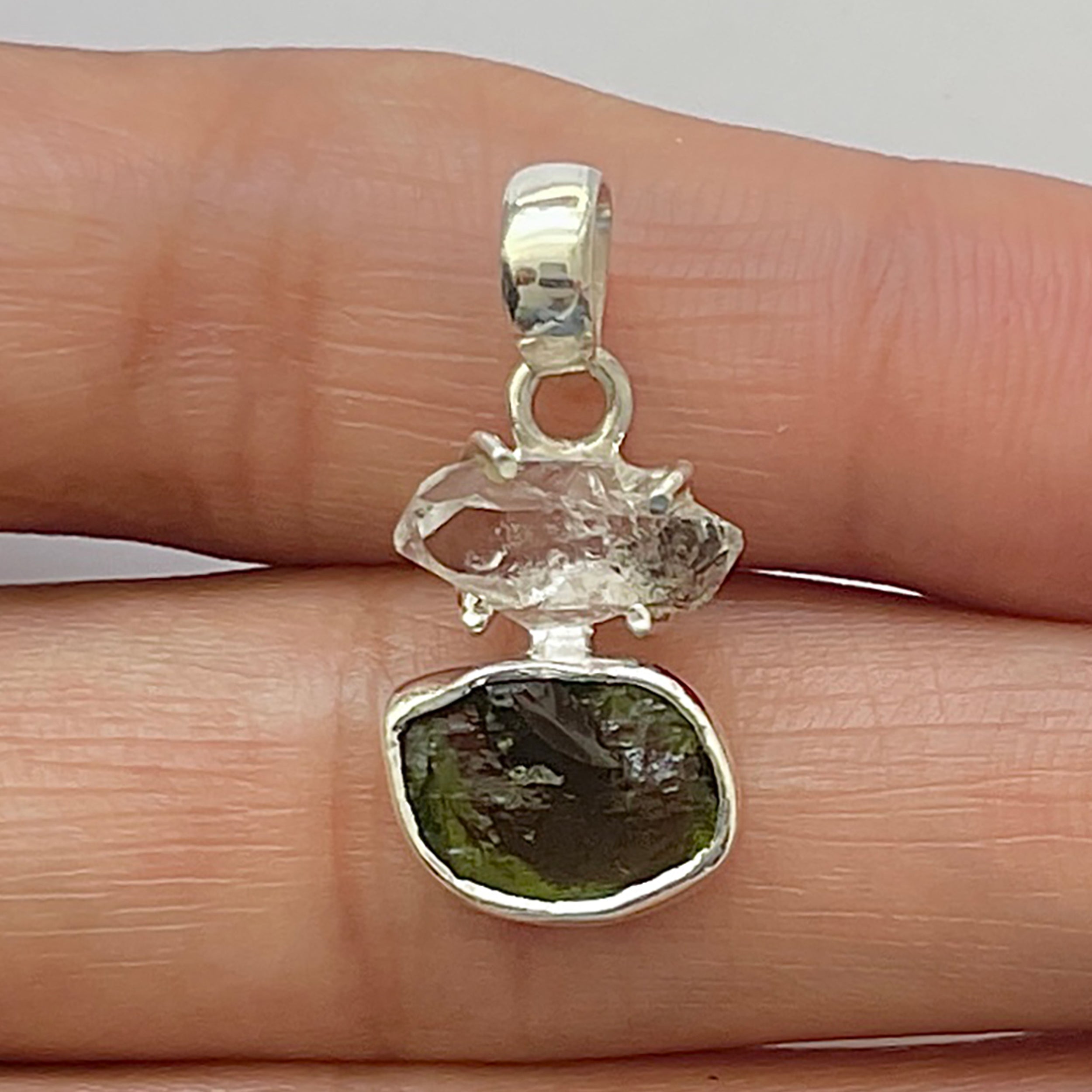Moldavite Pendant-(MLD-1-37)