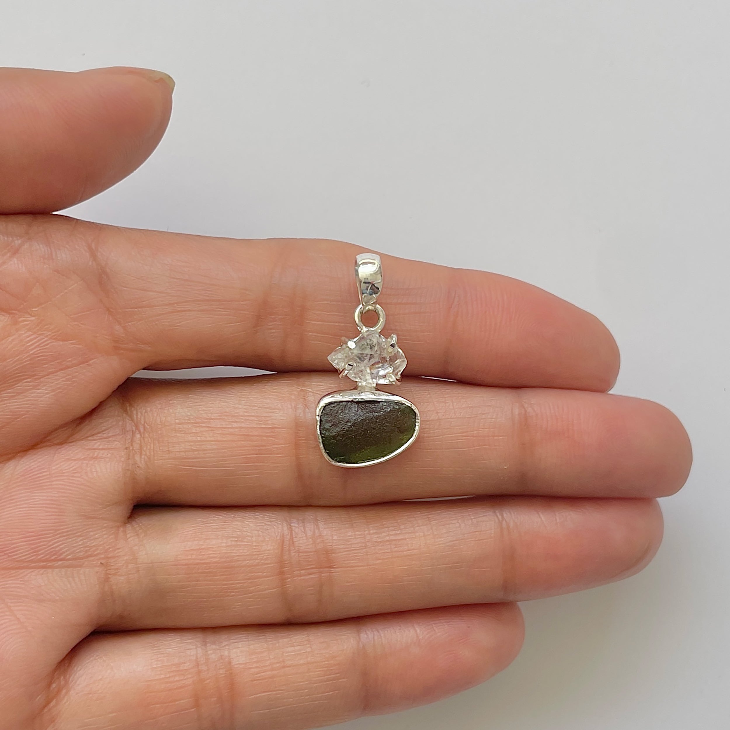 Moldavite Pendant-(MLD-1-38)