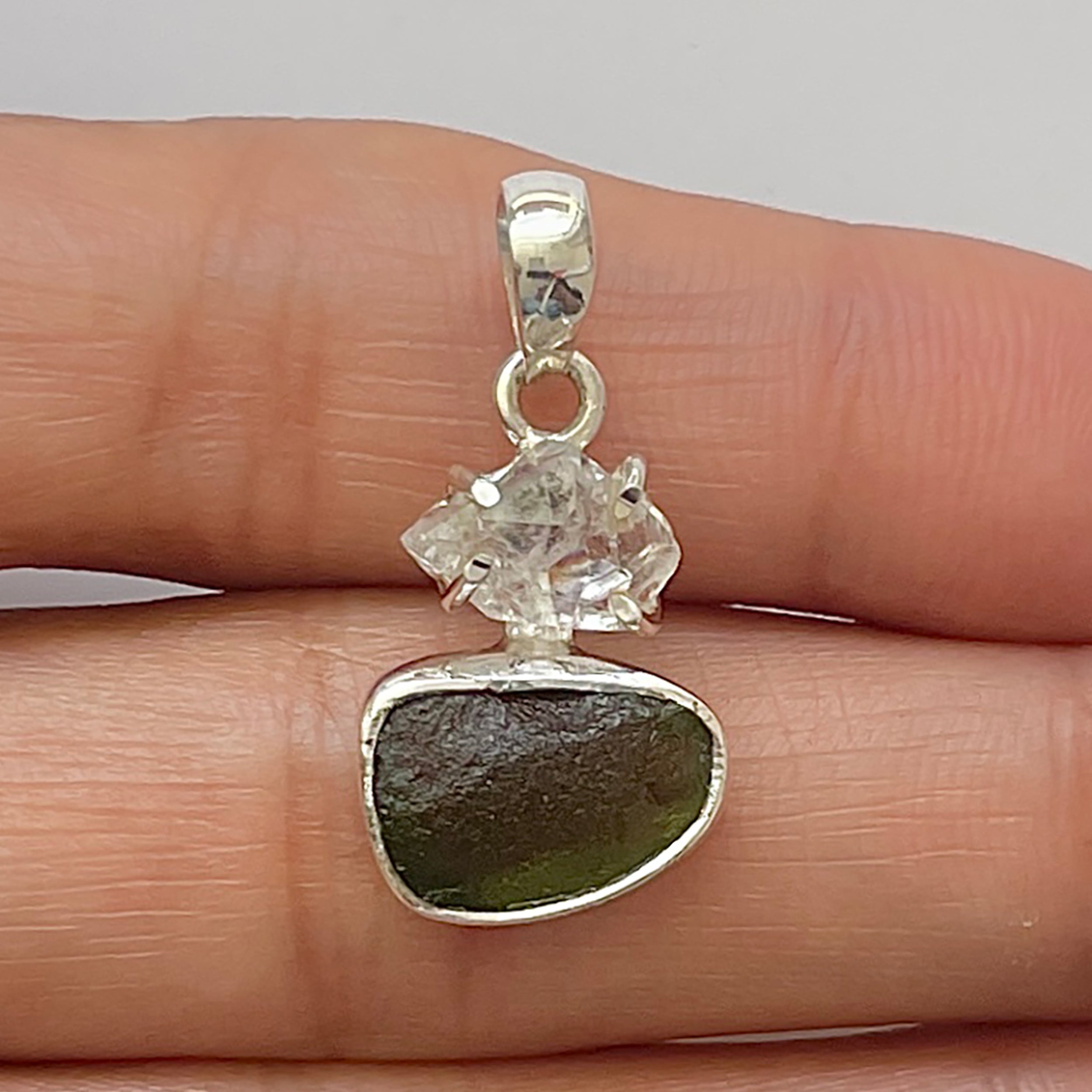 Moldavite Pendant-(MLD-1-38)