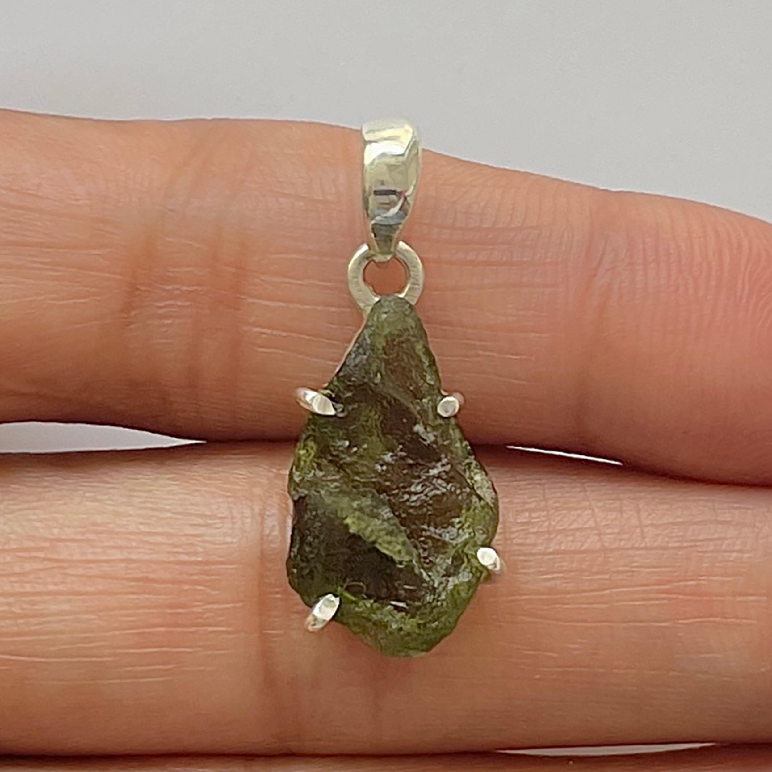 Moldavite Pendant-(MLD-1-4)
