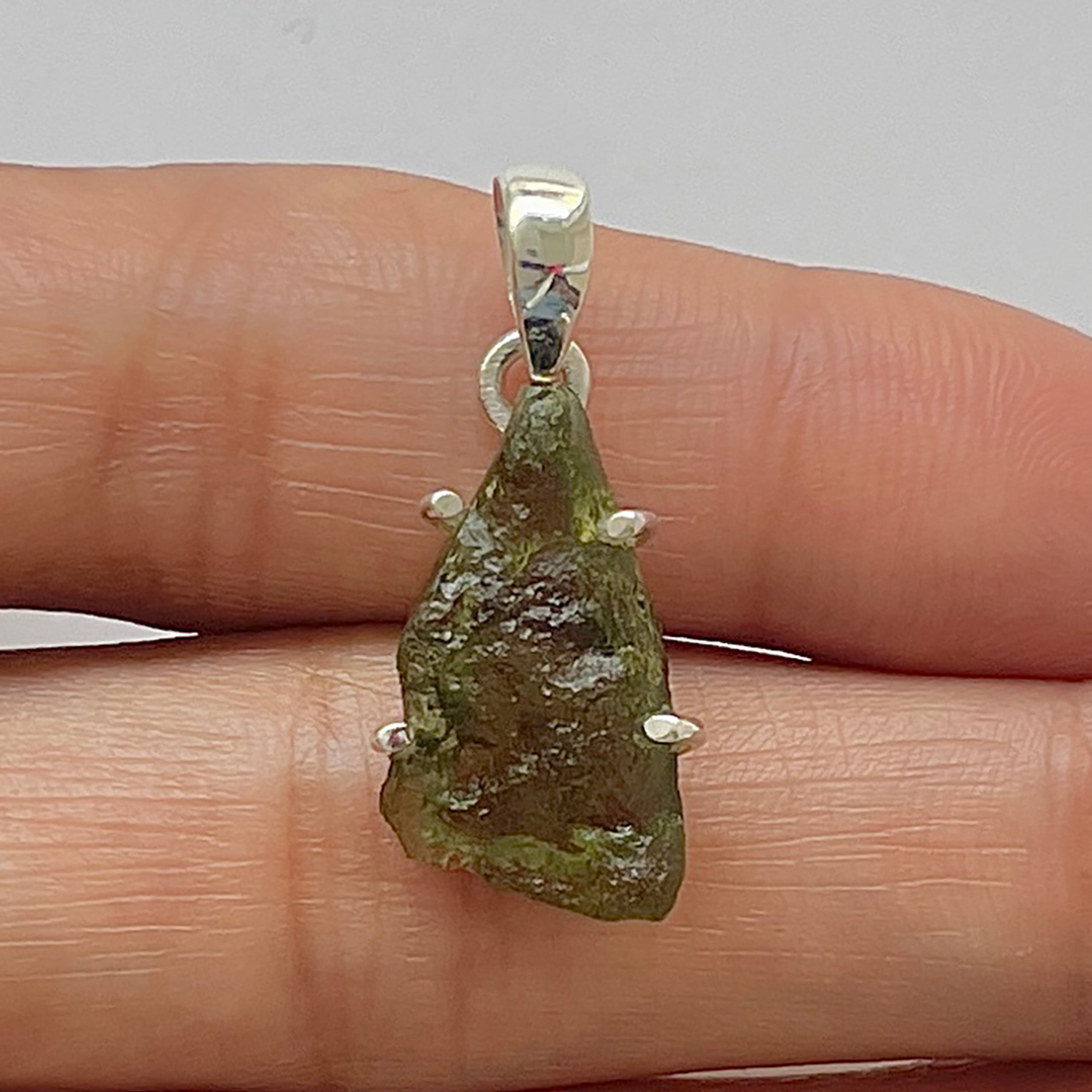 Moldavite Pendant-(MLD-1-41)