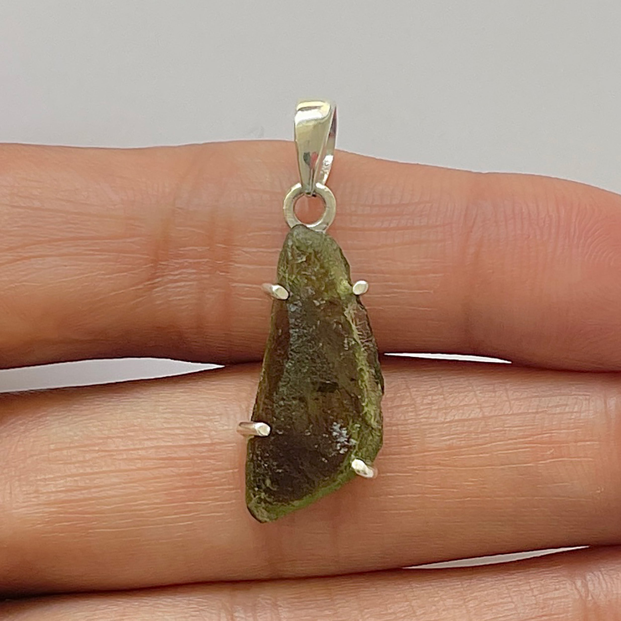Moldavite Pendant-(MLD-1-43)