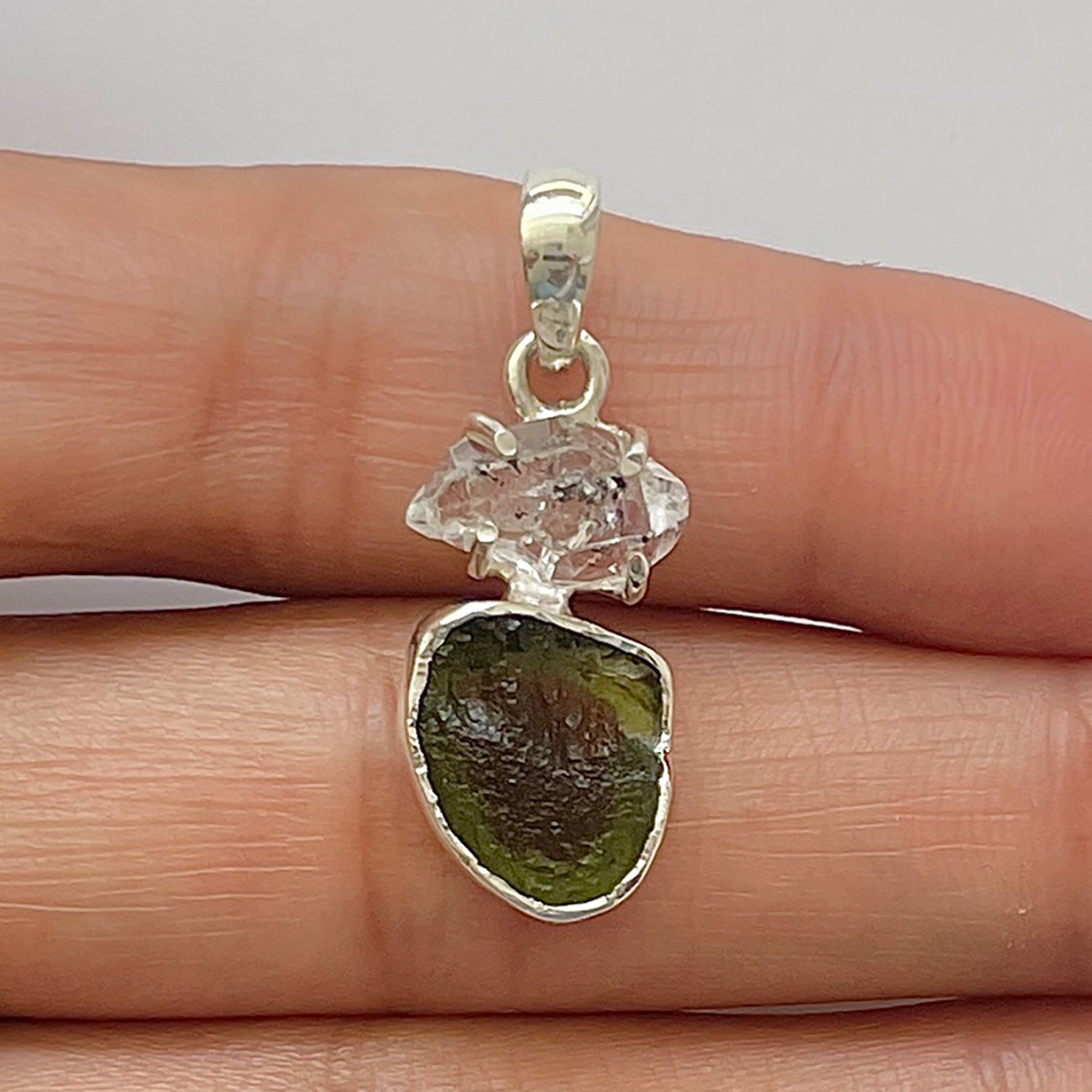 Moldavite Pendant-(MLD-1-44)