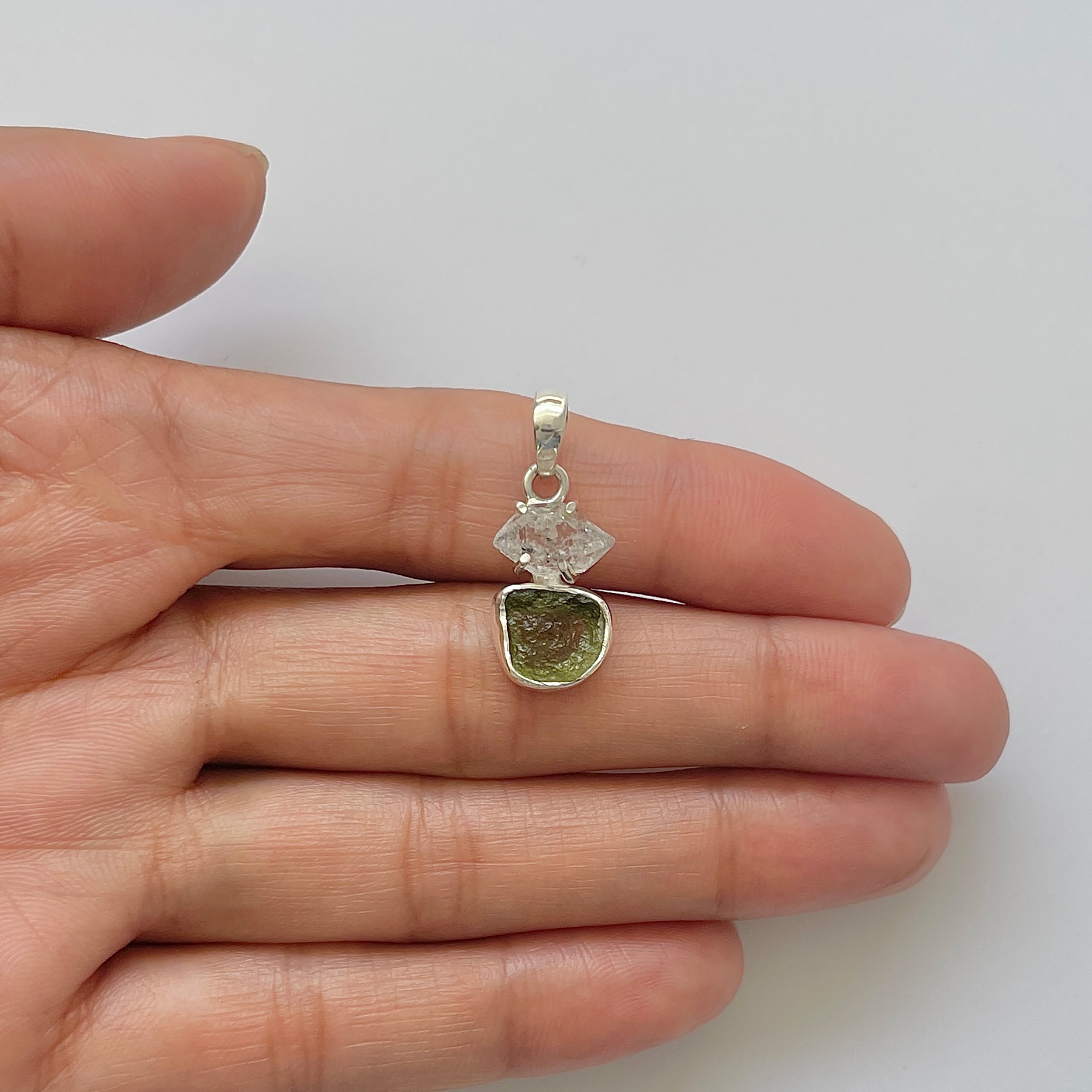 Moldavite Pendant-(MLD-1-46)