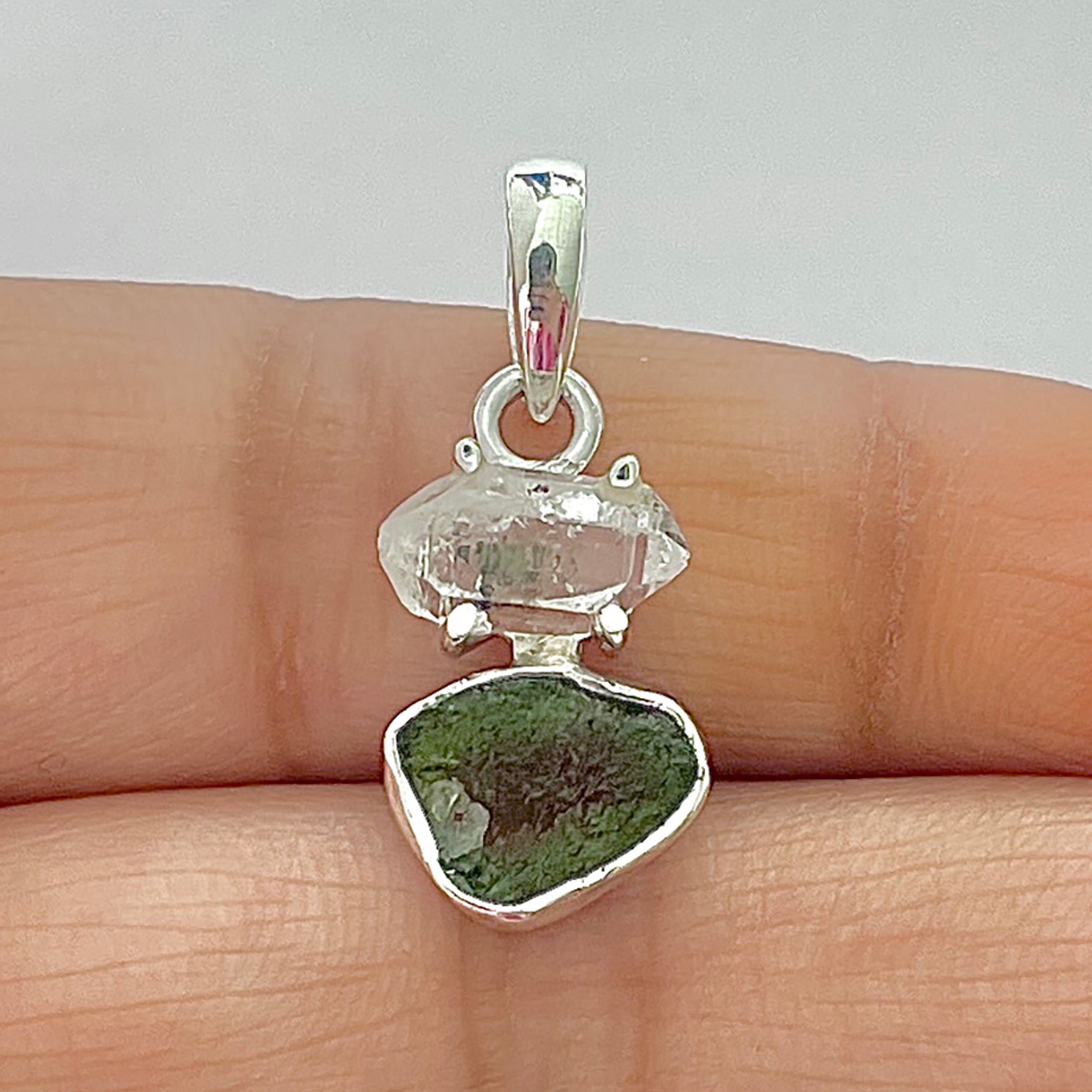 Moldavite Pendant-(MLD-1-5)